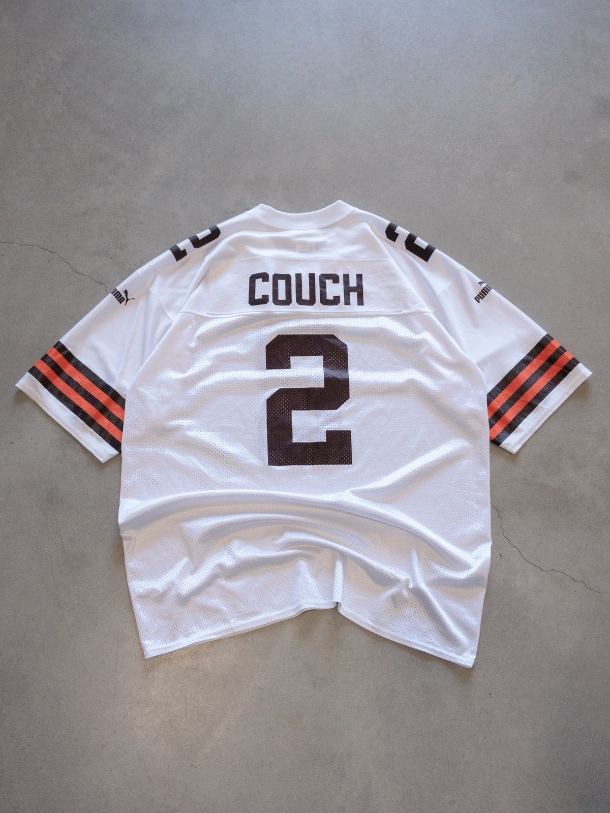 Vintage 00s White Puma Cleveland Browns Couch Jersey (XL)
