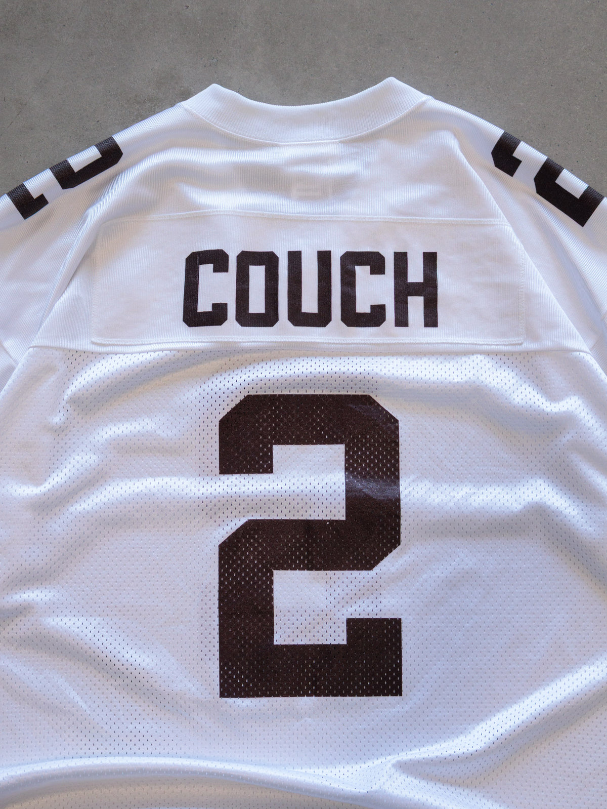 Vintage 00s White Puma Cleveland Browns Couch Jersey (XL)