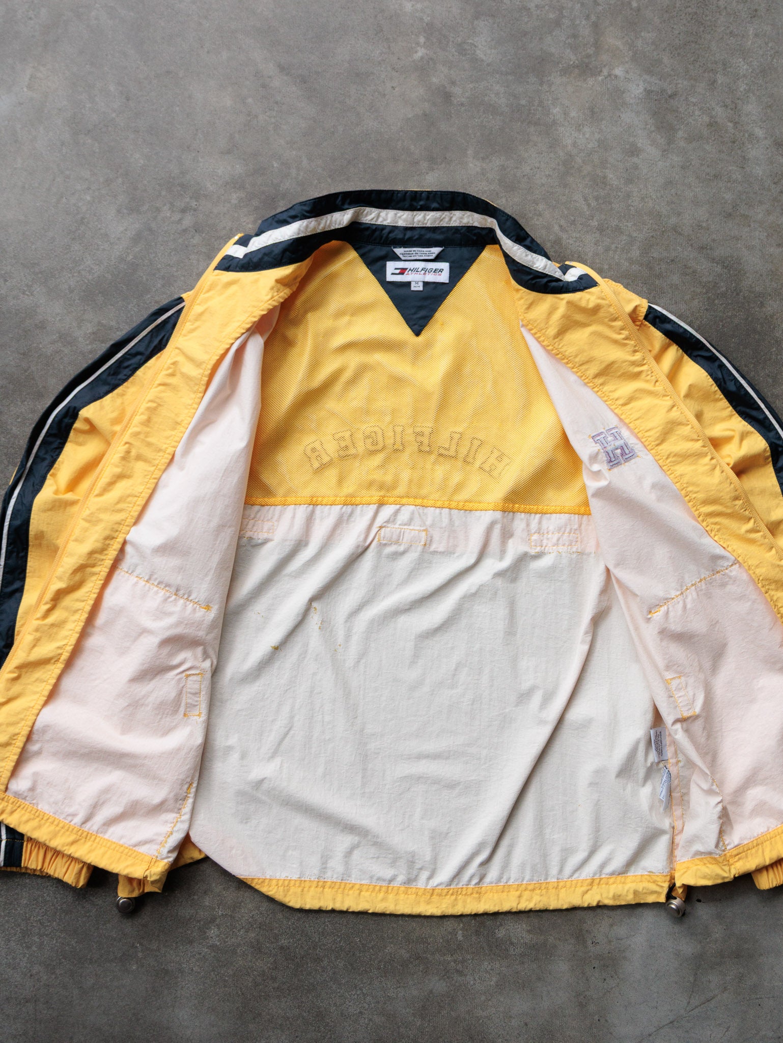 Vintage 00s Yellow Tommy Hilfiger Jacket (M)