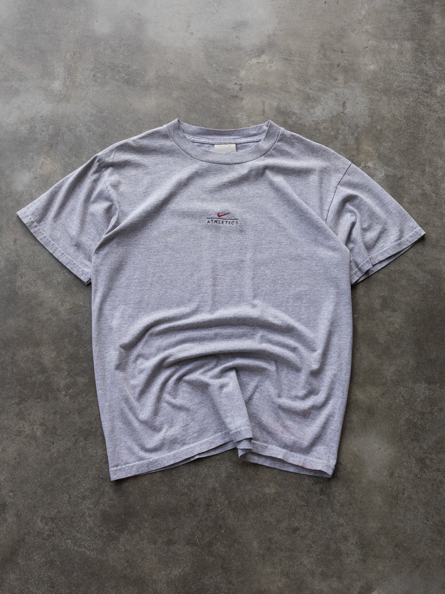 Vintage 00s Grey Nike Athletics Tee (M)
