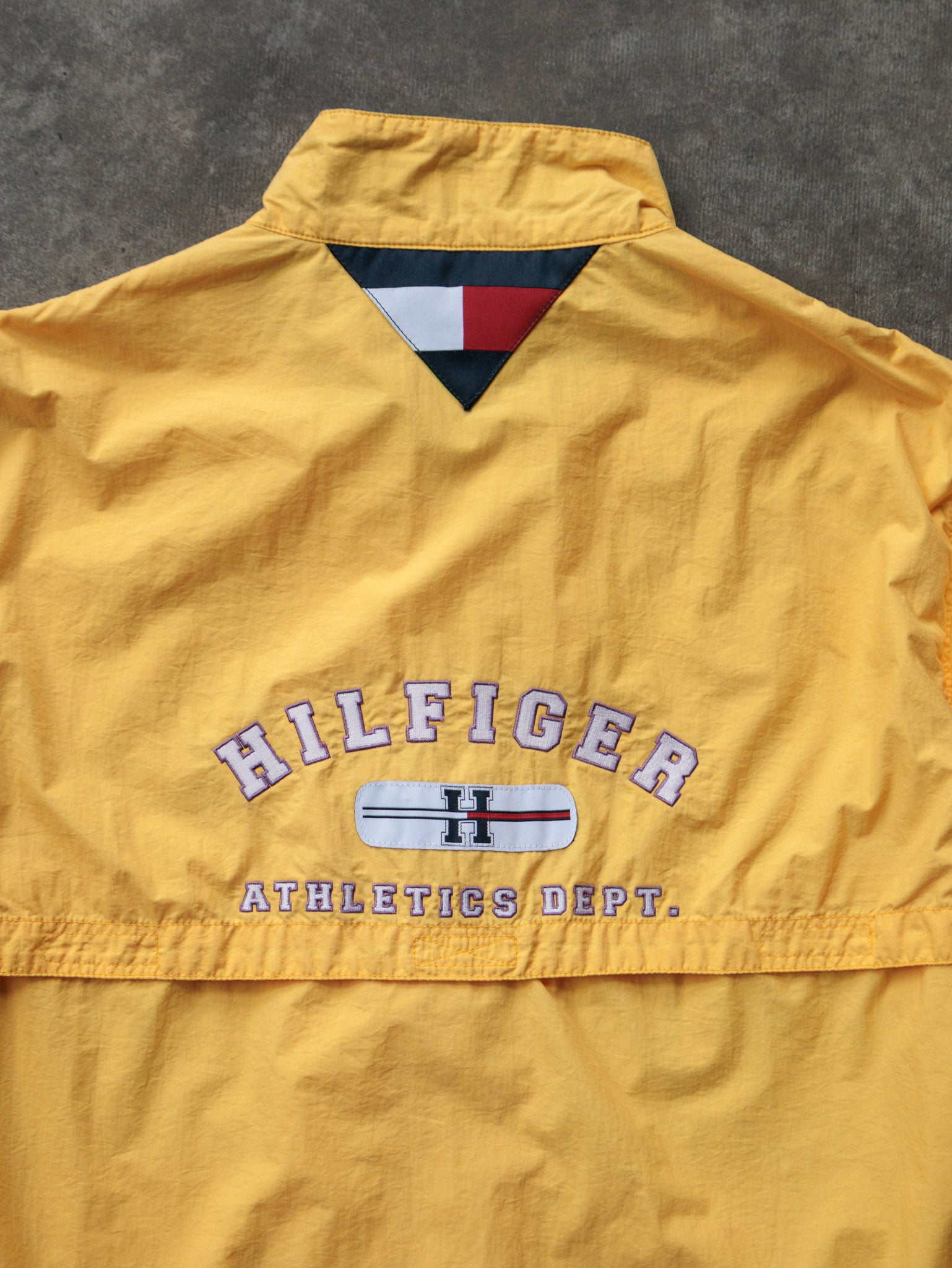Vintage 00s Yellow Tommy Hilfiger Jacket (M)