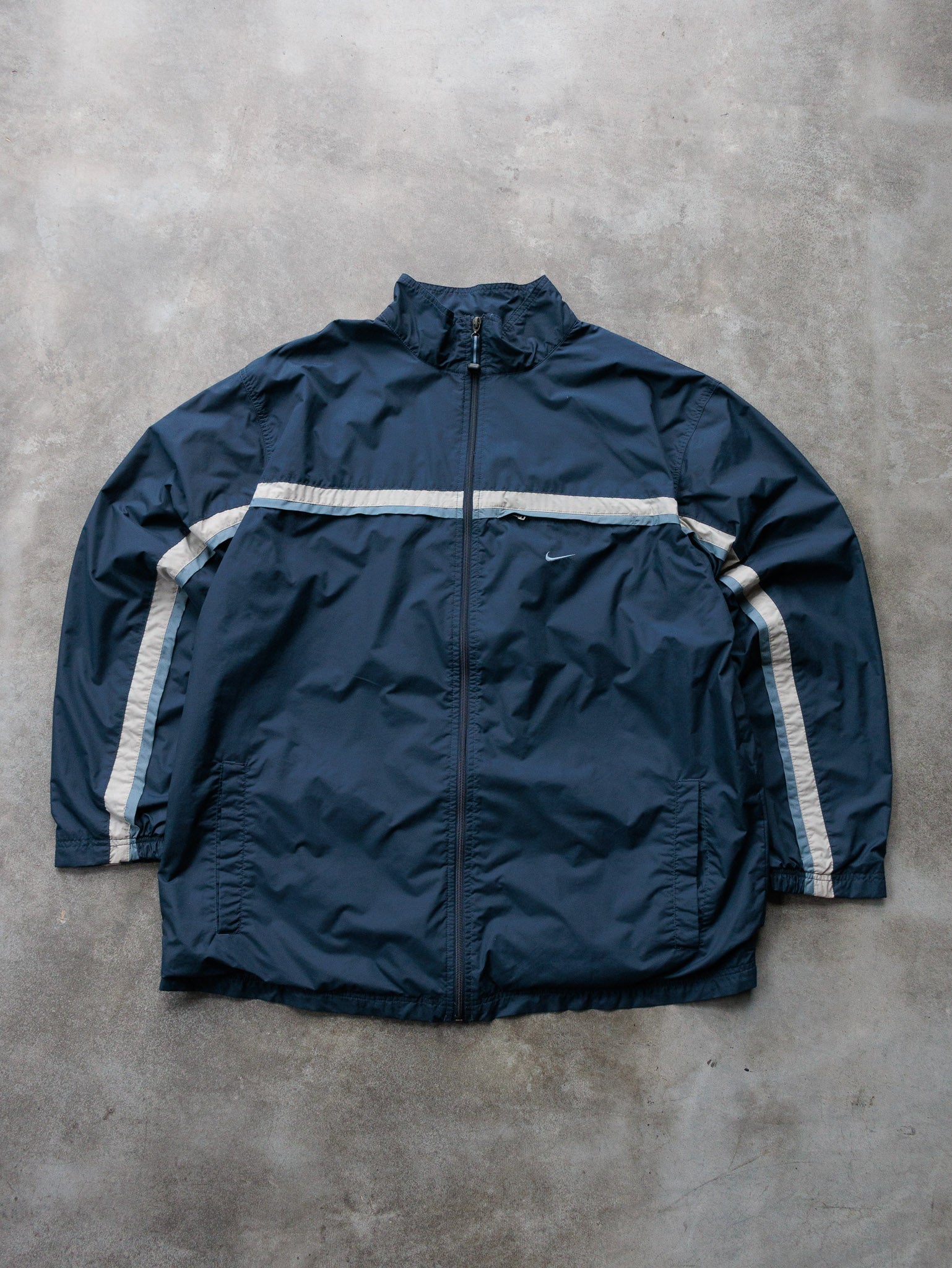Vintage Navy Nike Jacket (2XL)