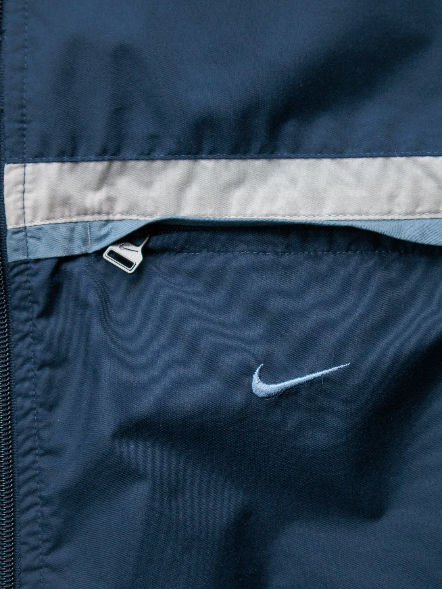Vintage Navy Nike Jacket (2XL)
