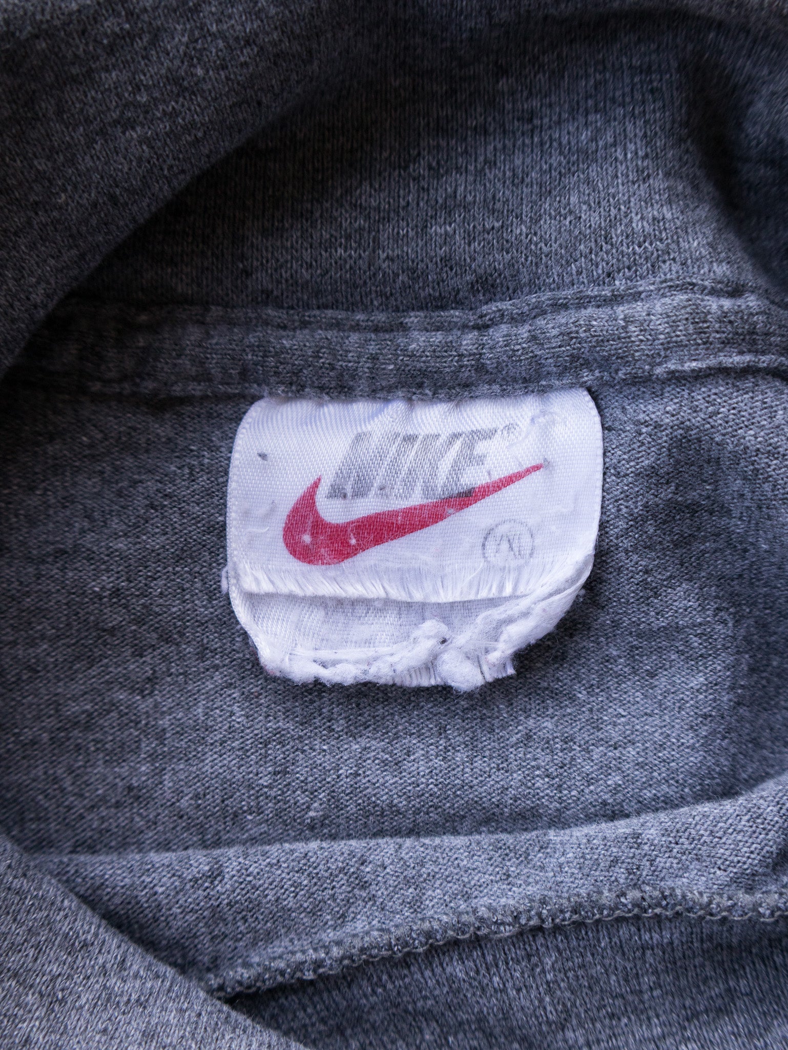 Vintage Grey Nike Turtleneck Long Sleeve (2XL)