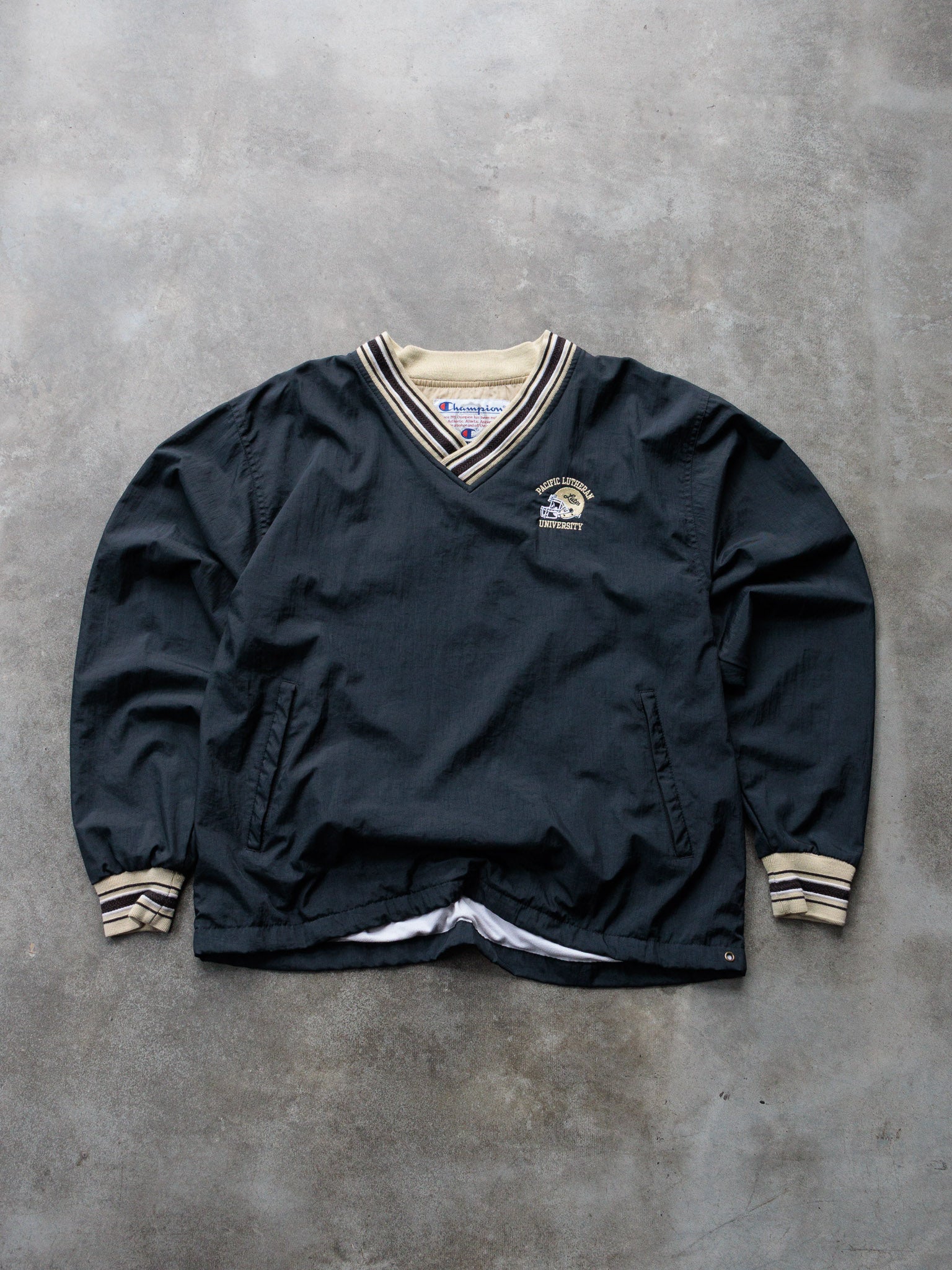 Vintage 90s Black Pacific Lutheran University Jacket (M)