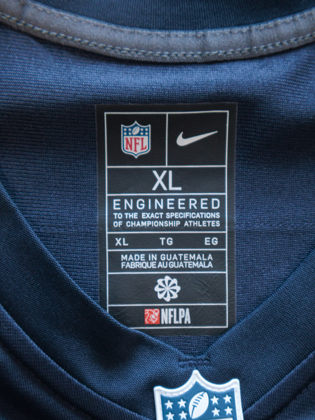 Vintage Navy Nike Chicago Bears Chardonnay Jersey (XL)