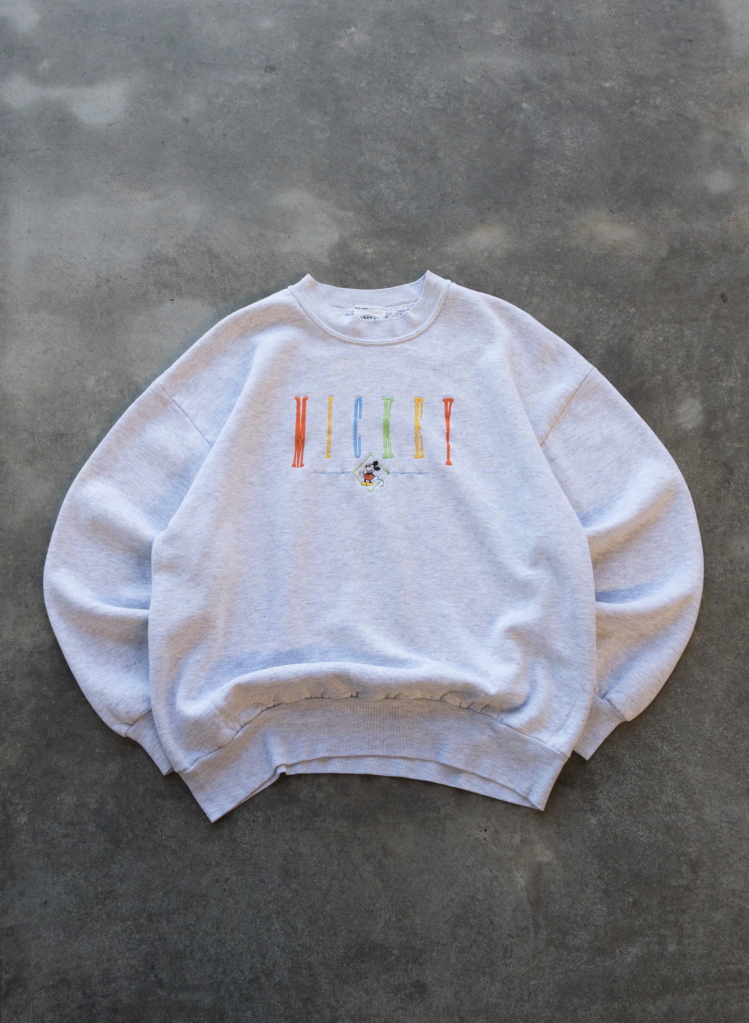Vintage Grey Disney Mickey Sweatshirt (XL)