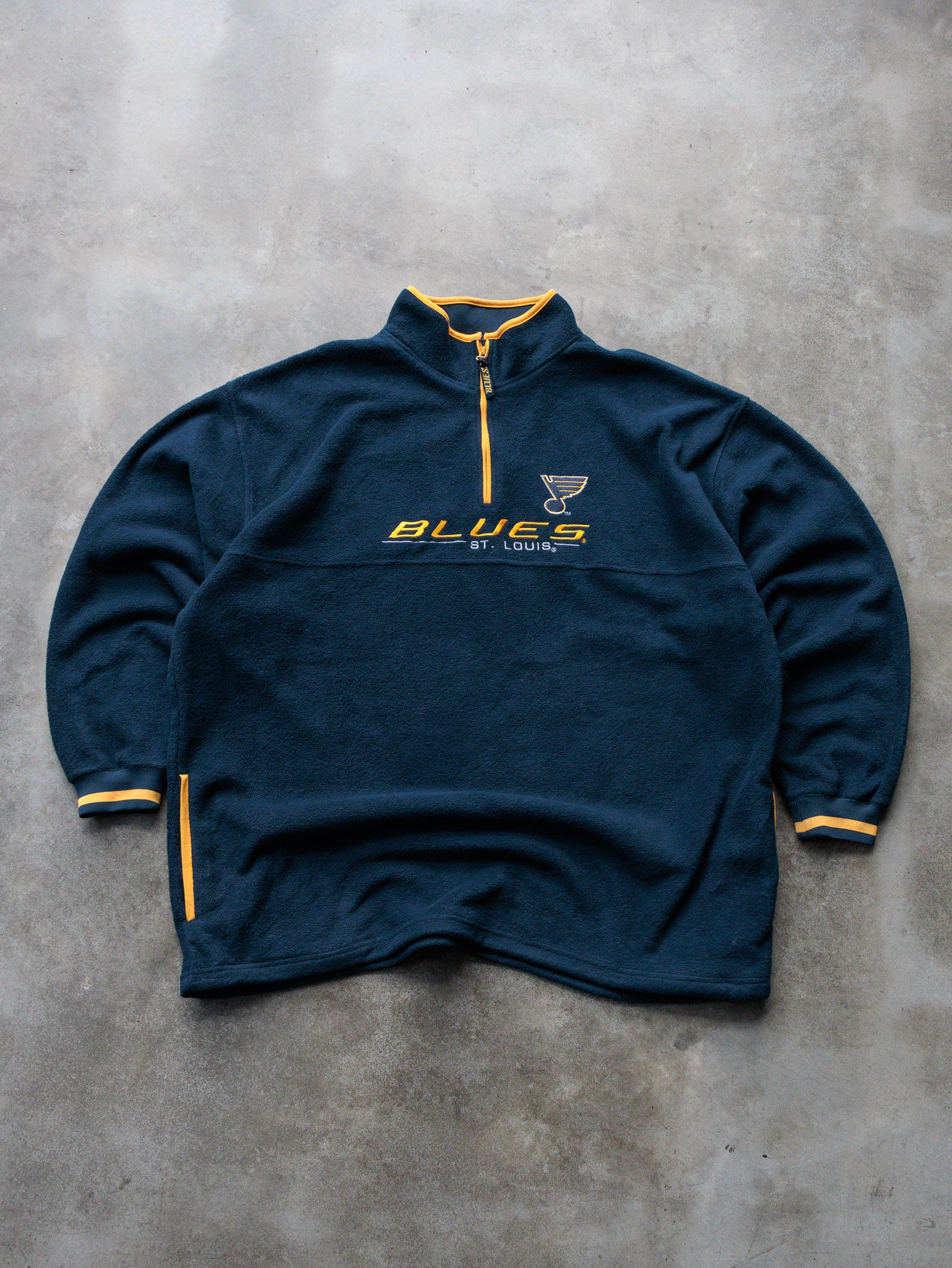 Vintage 00s St. Louis Blues Fleece Sweatshirt (2XL)