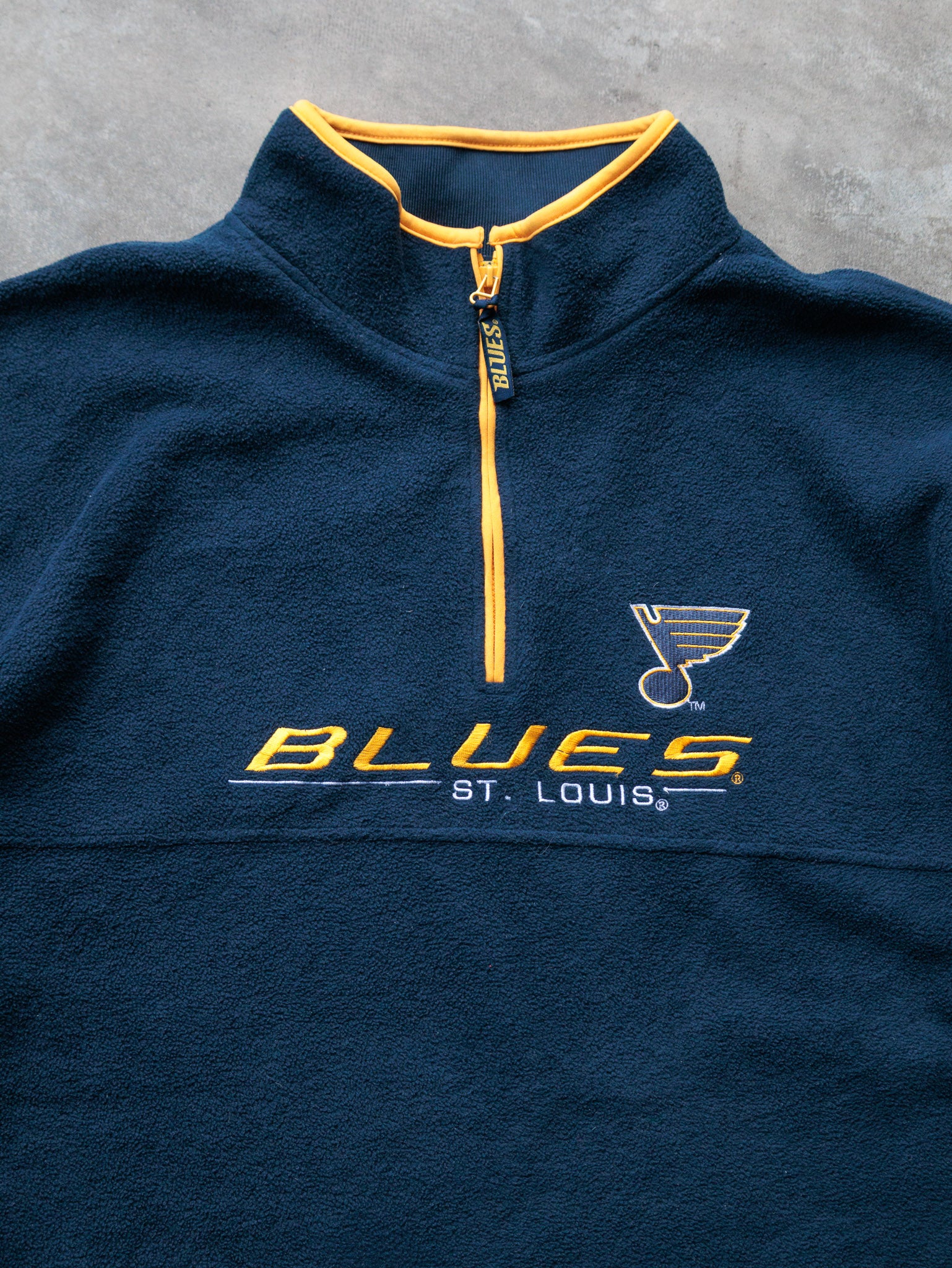 Vintage 00s St. Louis Blues Fleece Sweatshirt (2XL)