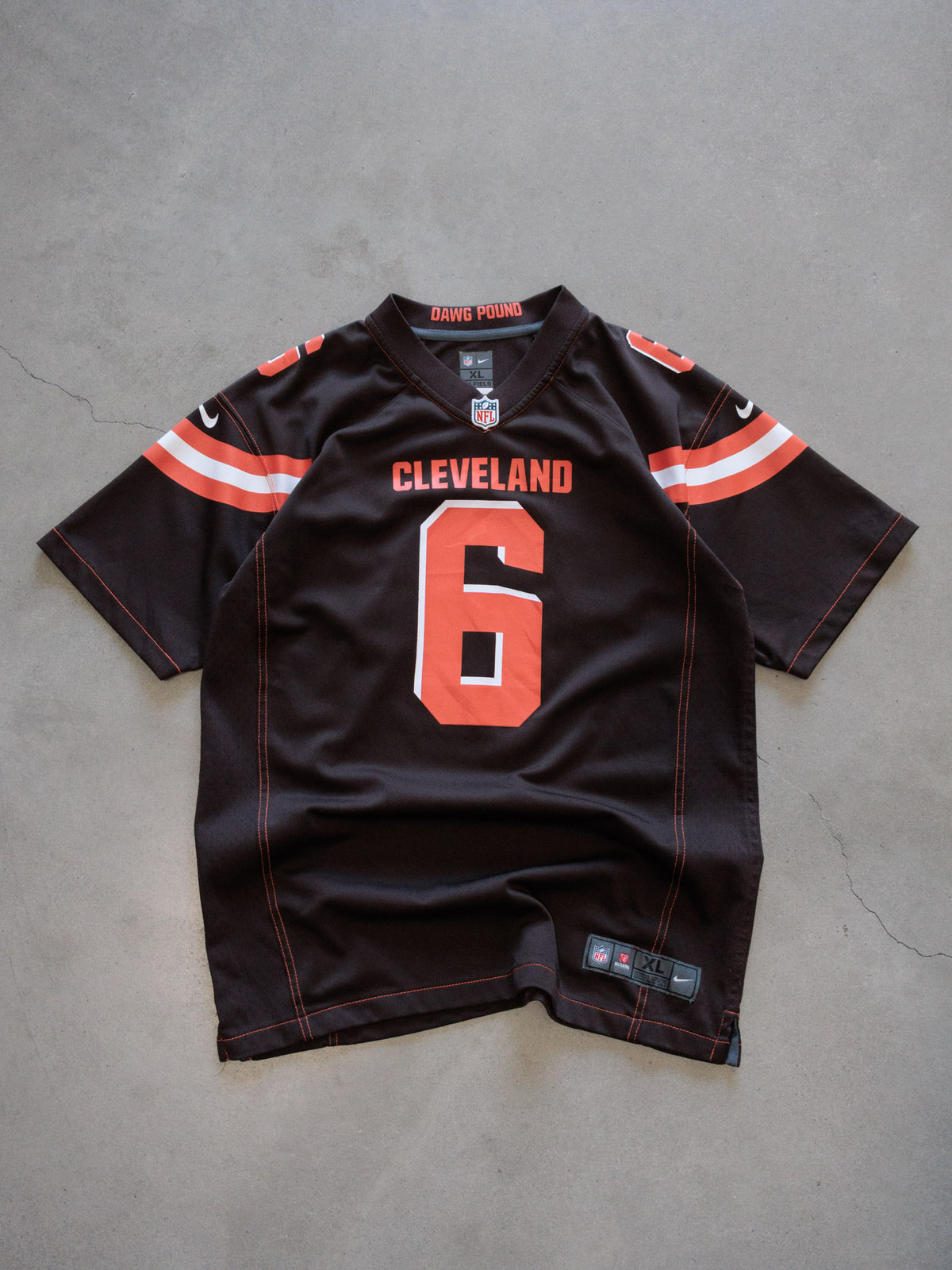Brown Nike Cleveland Browns Mayfield Jersey (XL)