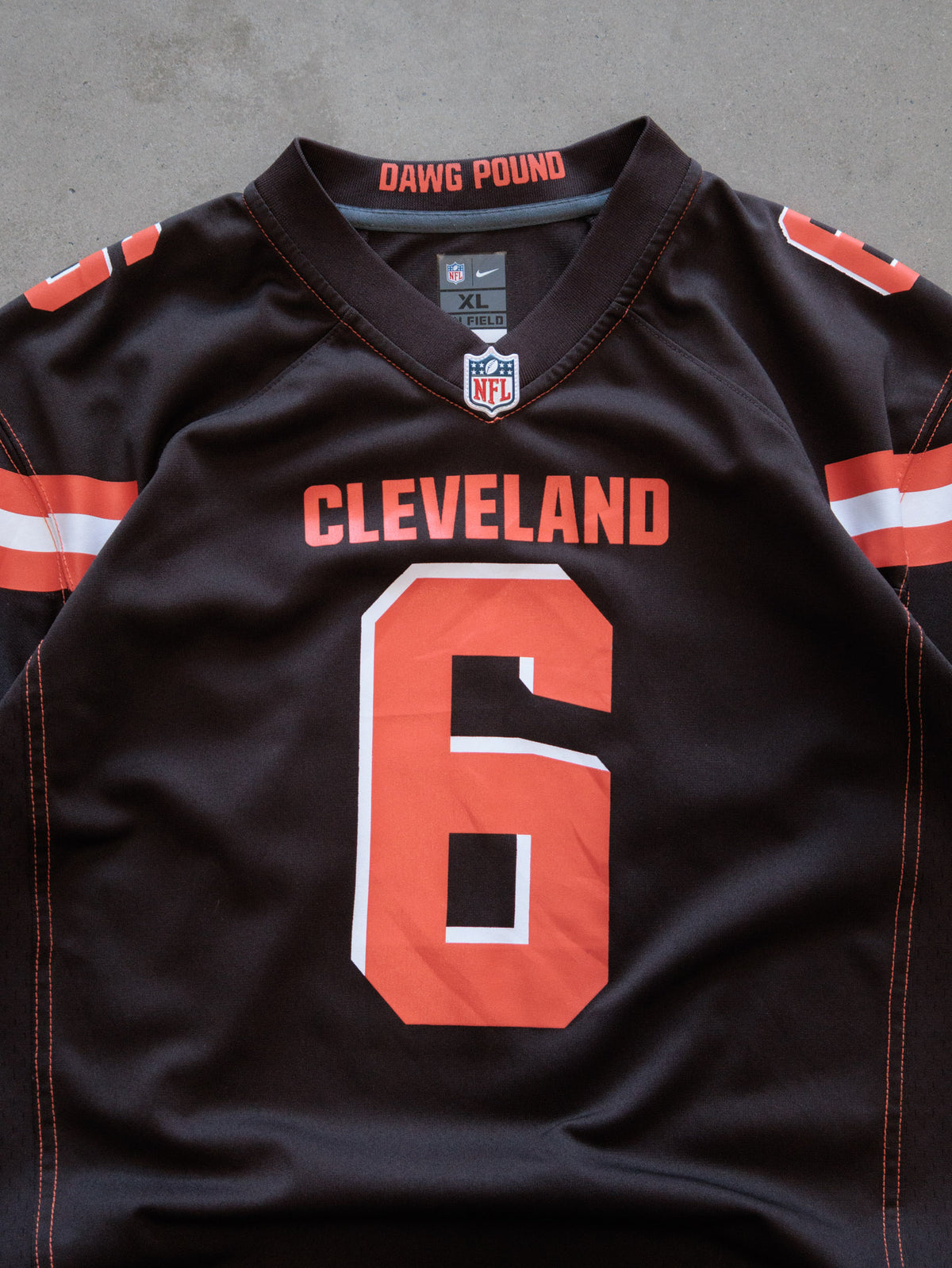 Brown Nike Cleveland Browns Mayfield Jersey (XL)