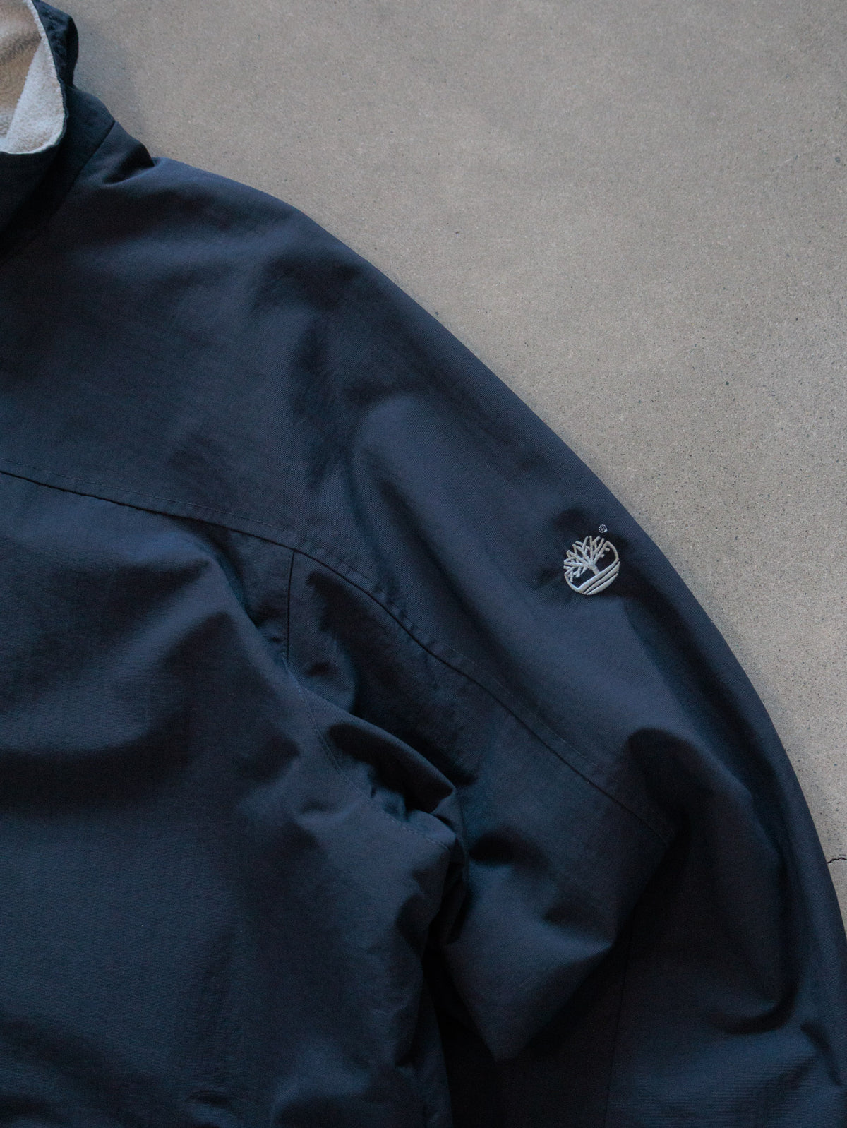 Vintage 00s Navy Timberland Weathergear Jacket (XL)