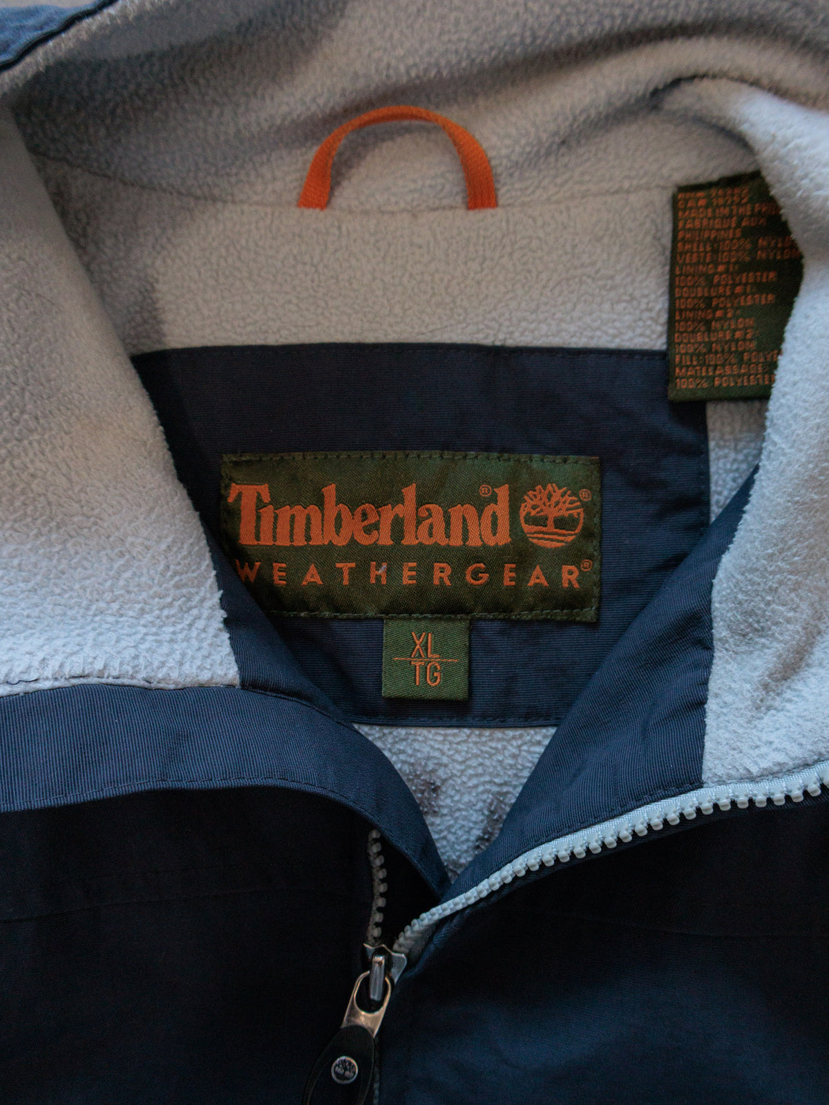 Vintage 00s Navy Timberland Weathergear Jacket (XL)