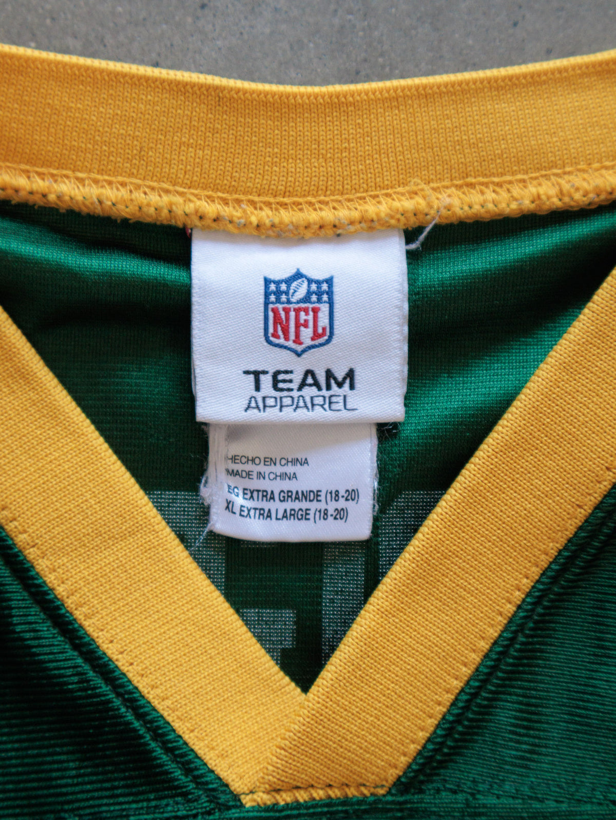 Vintage Green Bay Packers Rodgers Jersey (18-20Y)
