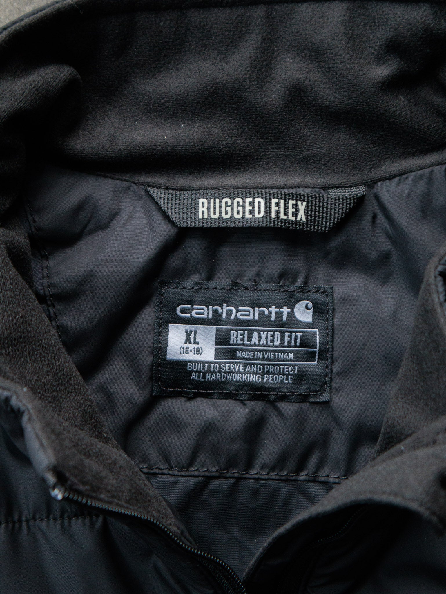 Vintage Black Carhartt Vest (XL)