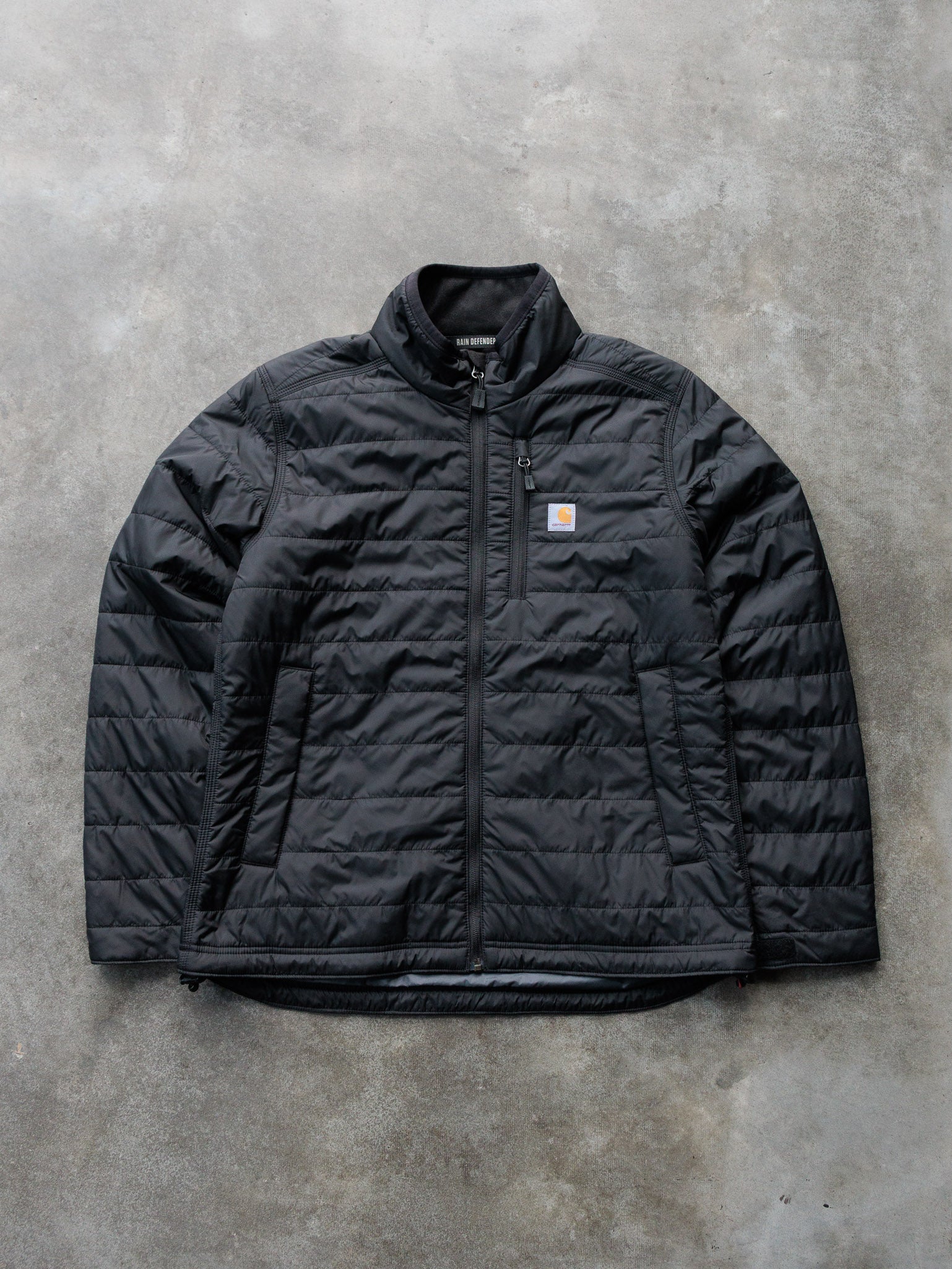 Vintage Black Carhartt Puffer Jacket (S)