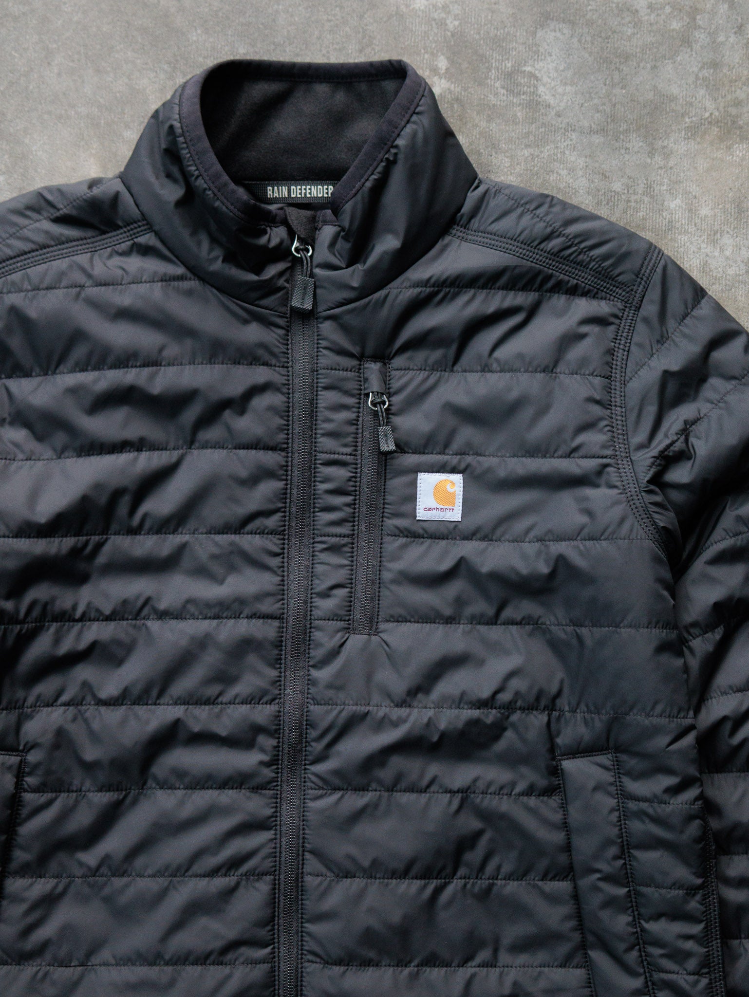 Vintage Black Carhartt Puffer Jacket (S)