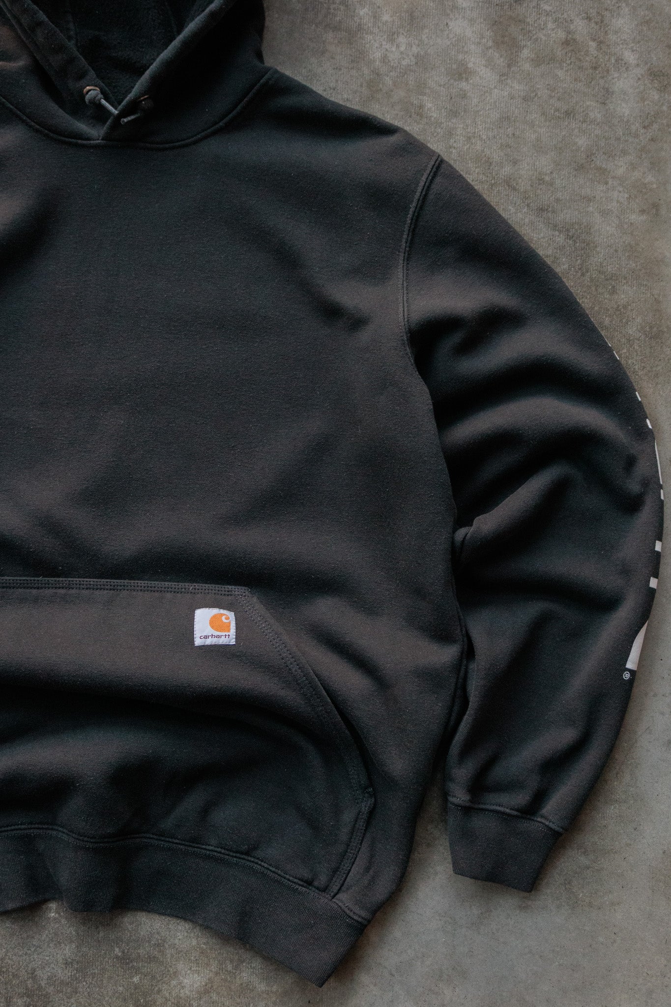 Vintage Black Carhartt Hoodie (M)