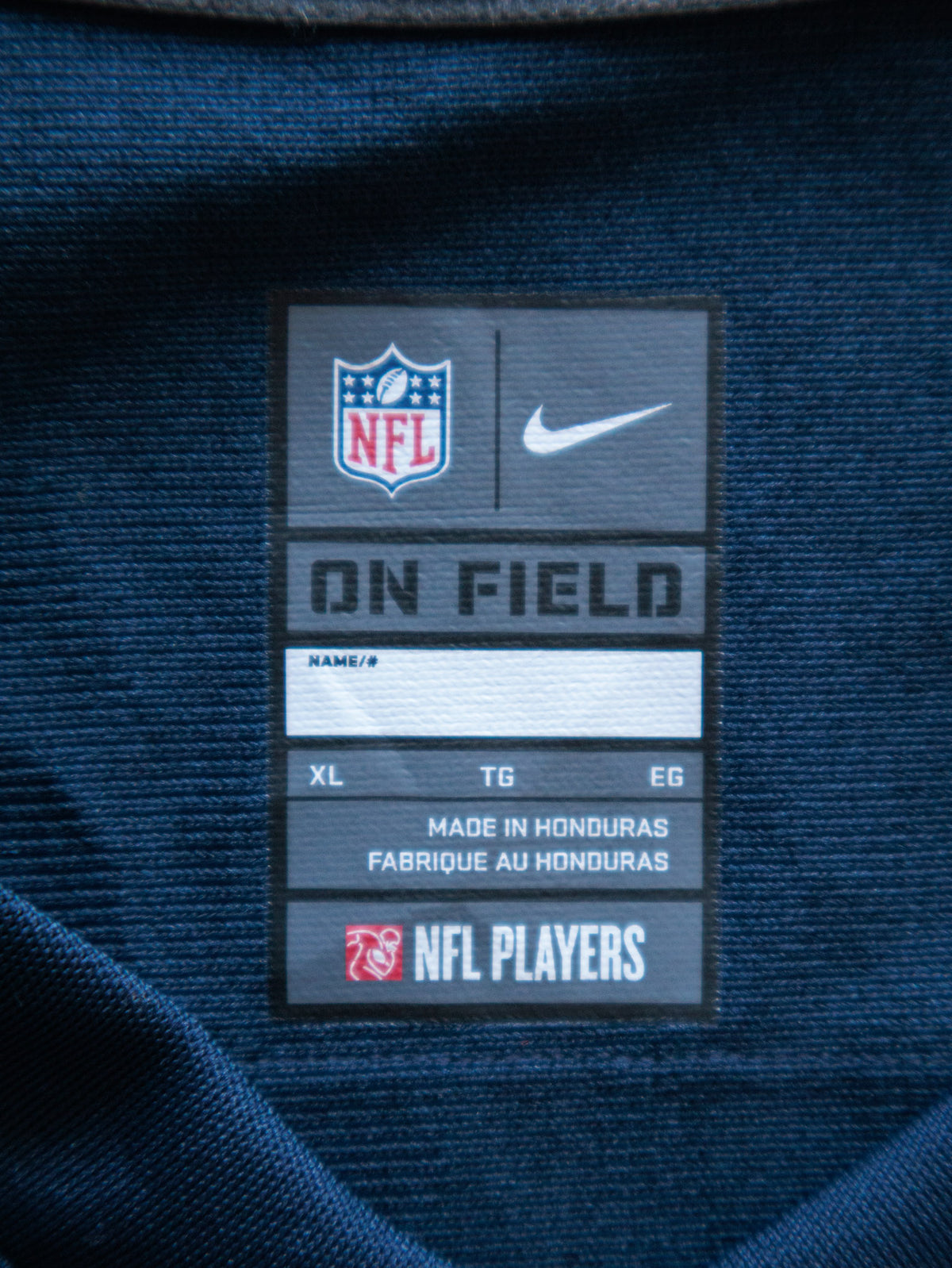 Vintage Navy Nike New England Patriots Edelman Jersey (XL)