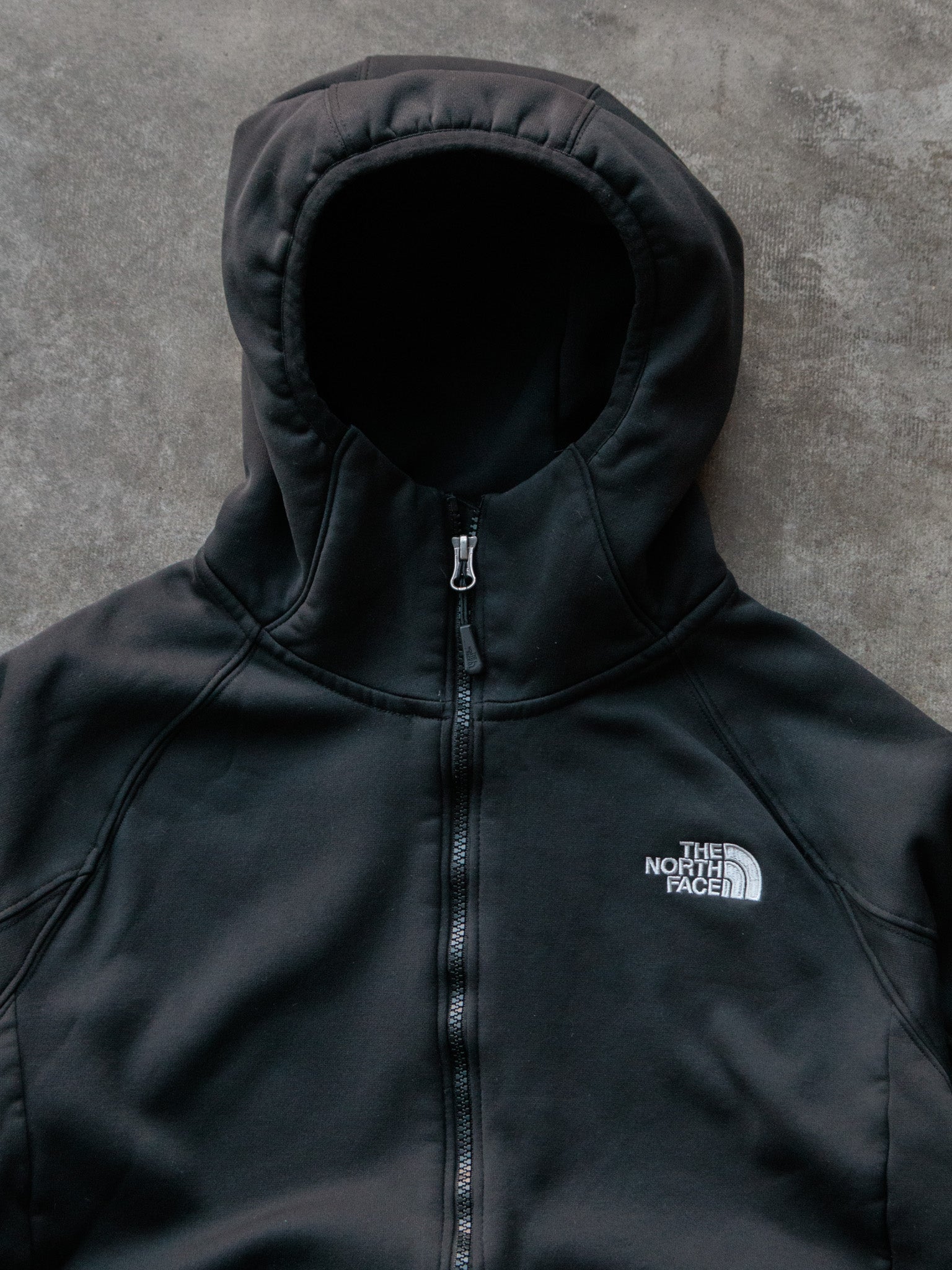 Vintage Black The North Face Fleece Jacket (L)