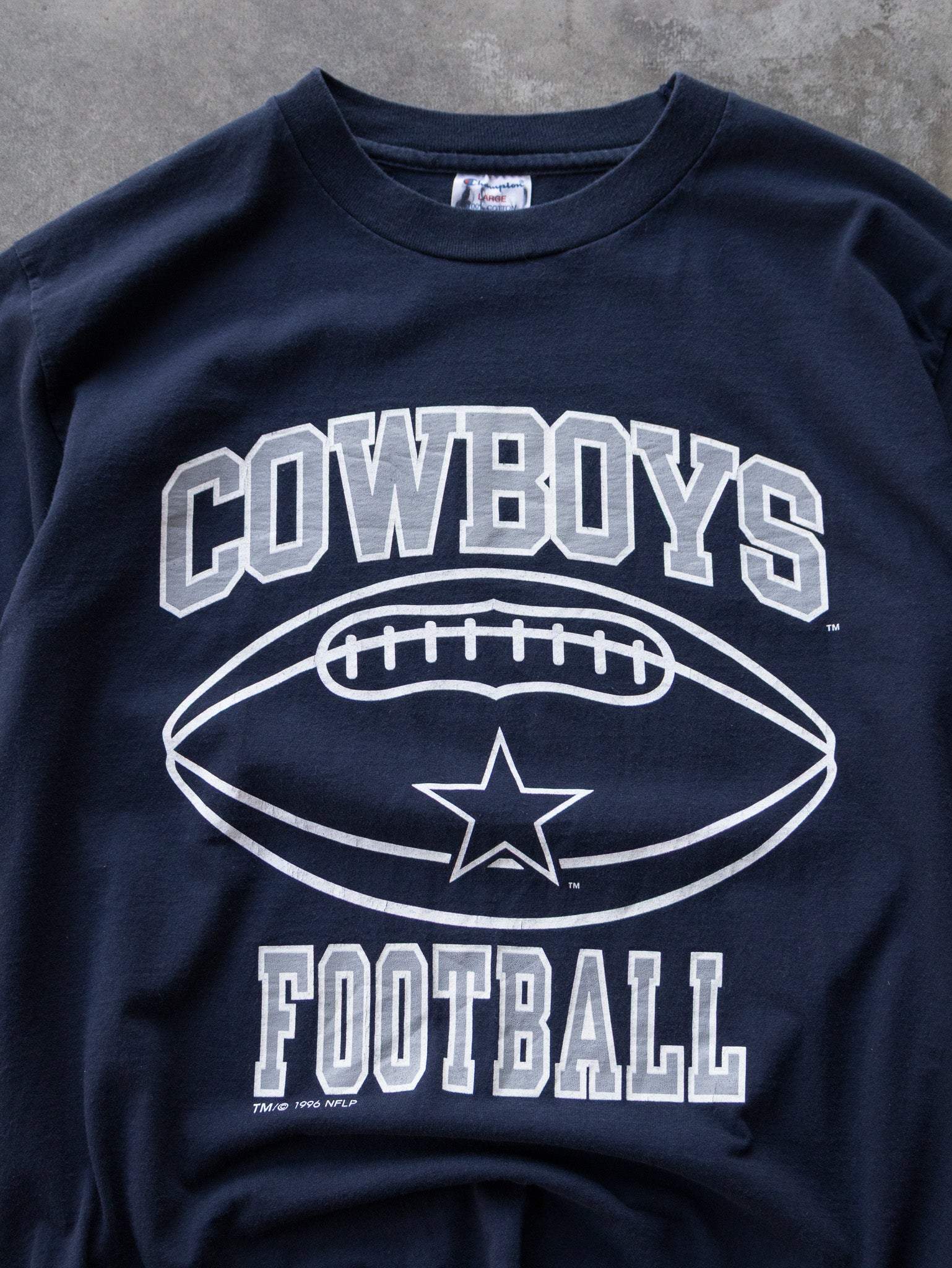 Vintage 1996 Navy Champion Cowboys Tee (L)