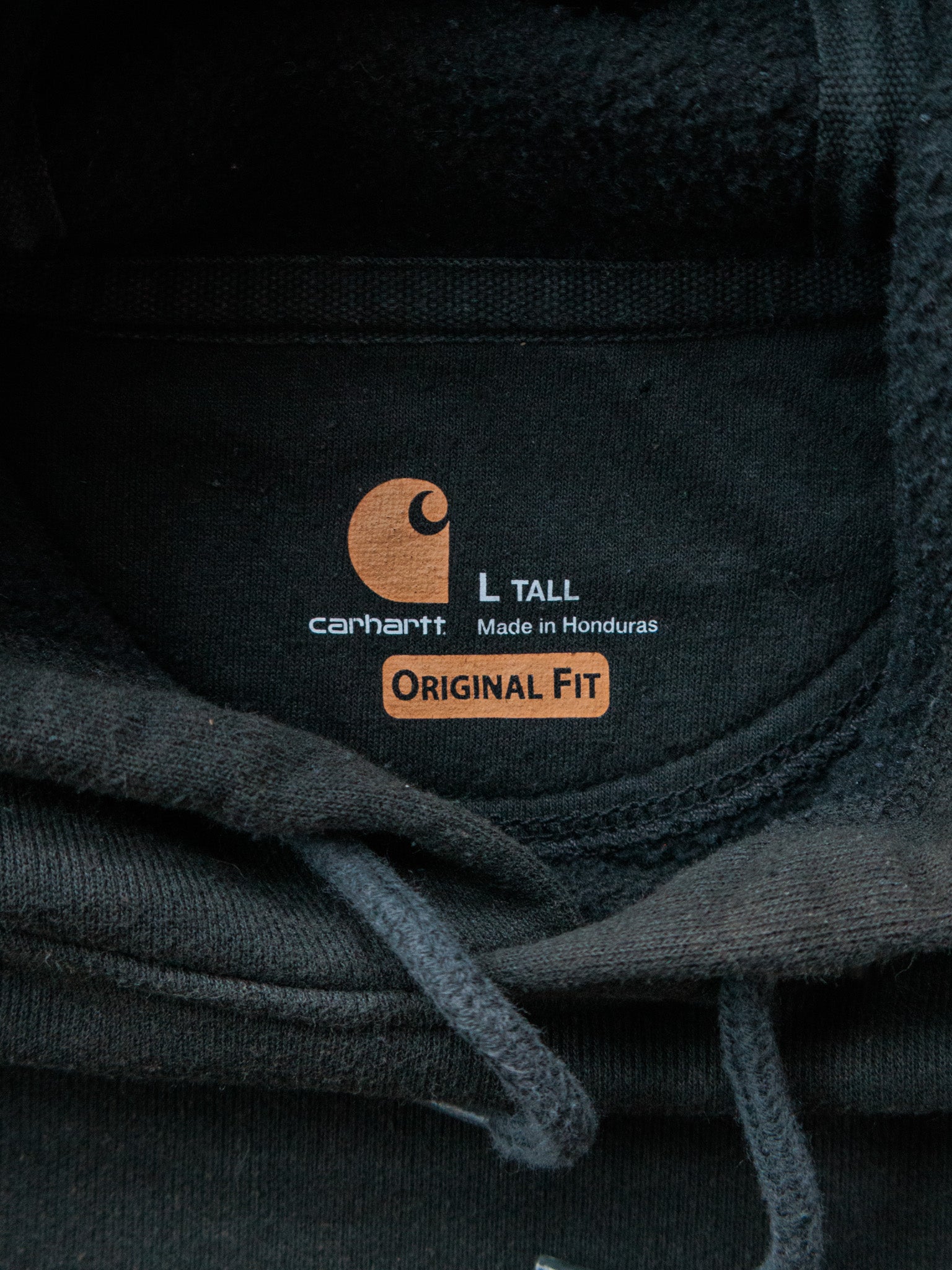 Vintage Black Carhartt Hoodie (L)