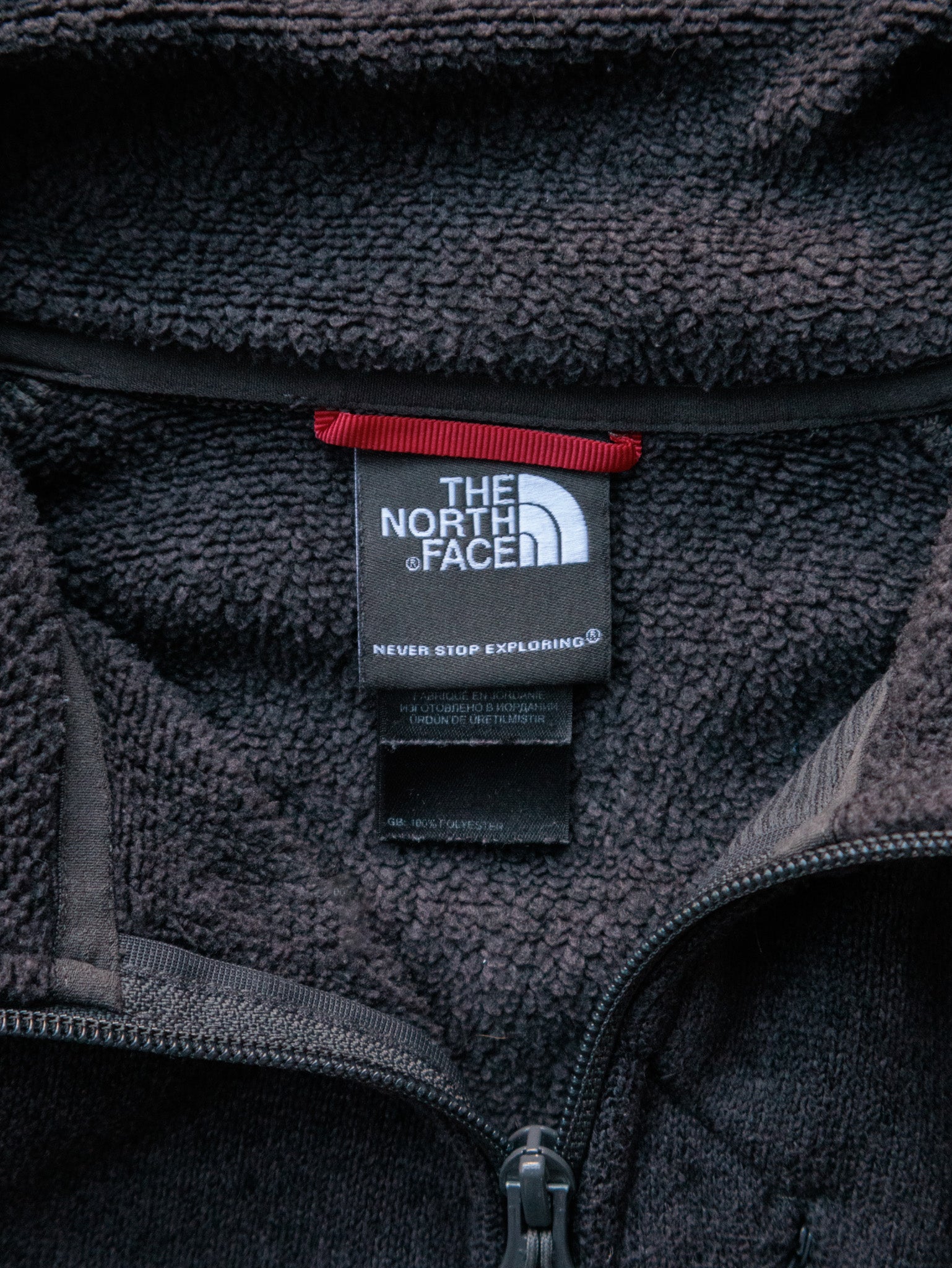 Vintage Grey The North Face Fleece Quarter Zip (L)