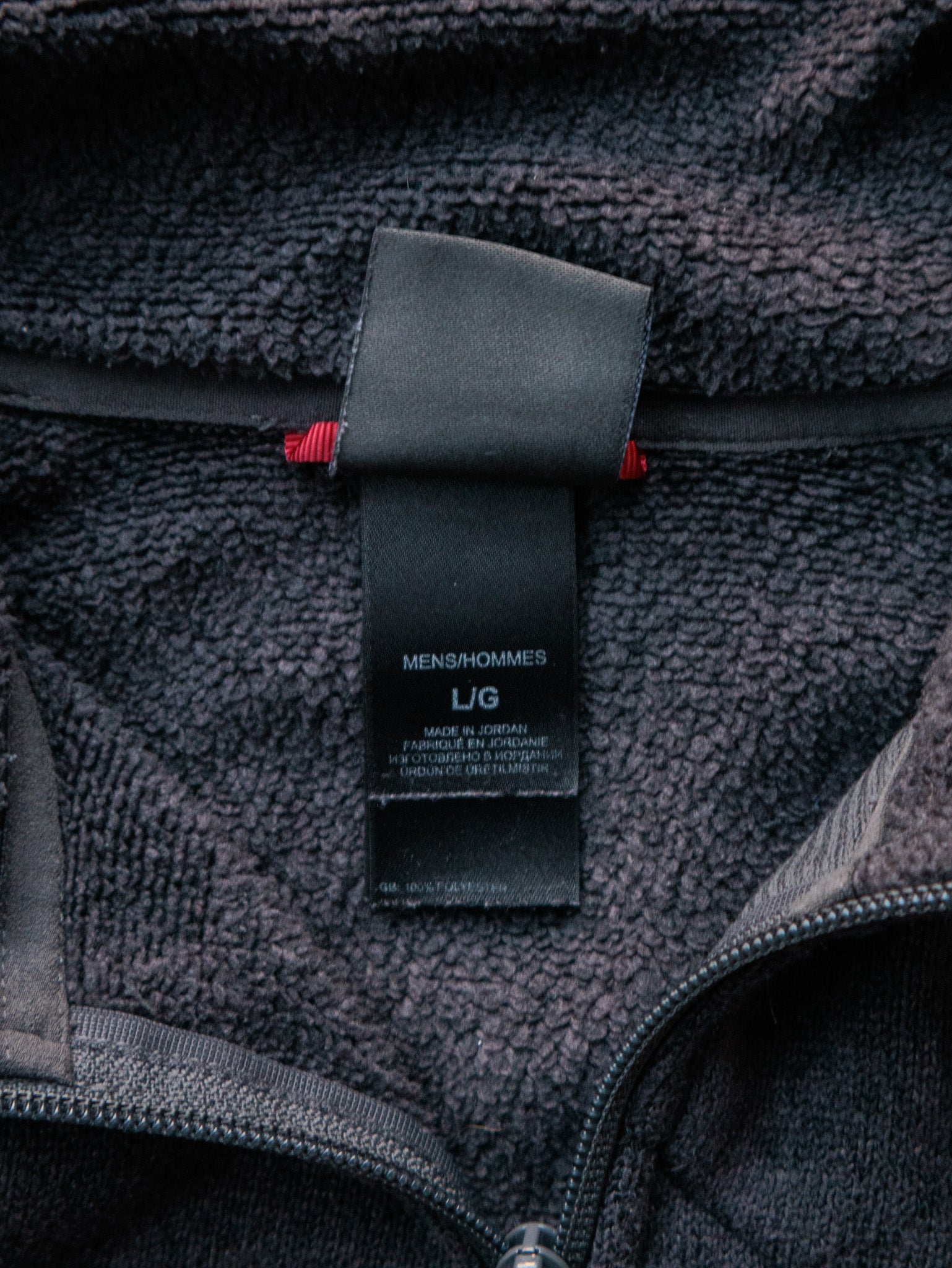 Vintage Grey The North Face Fleece Quarter Zip (L)