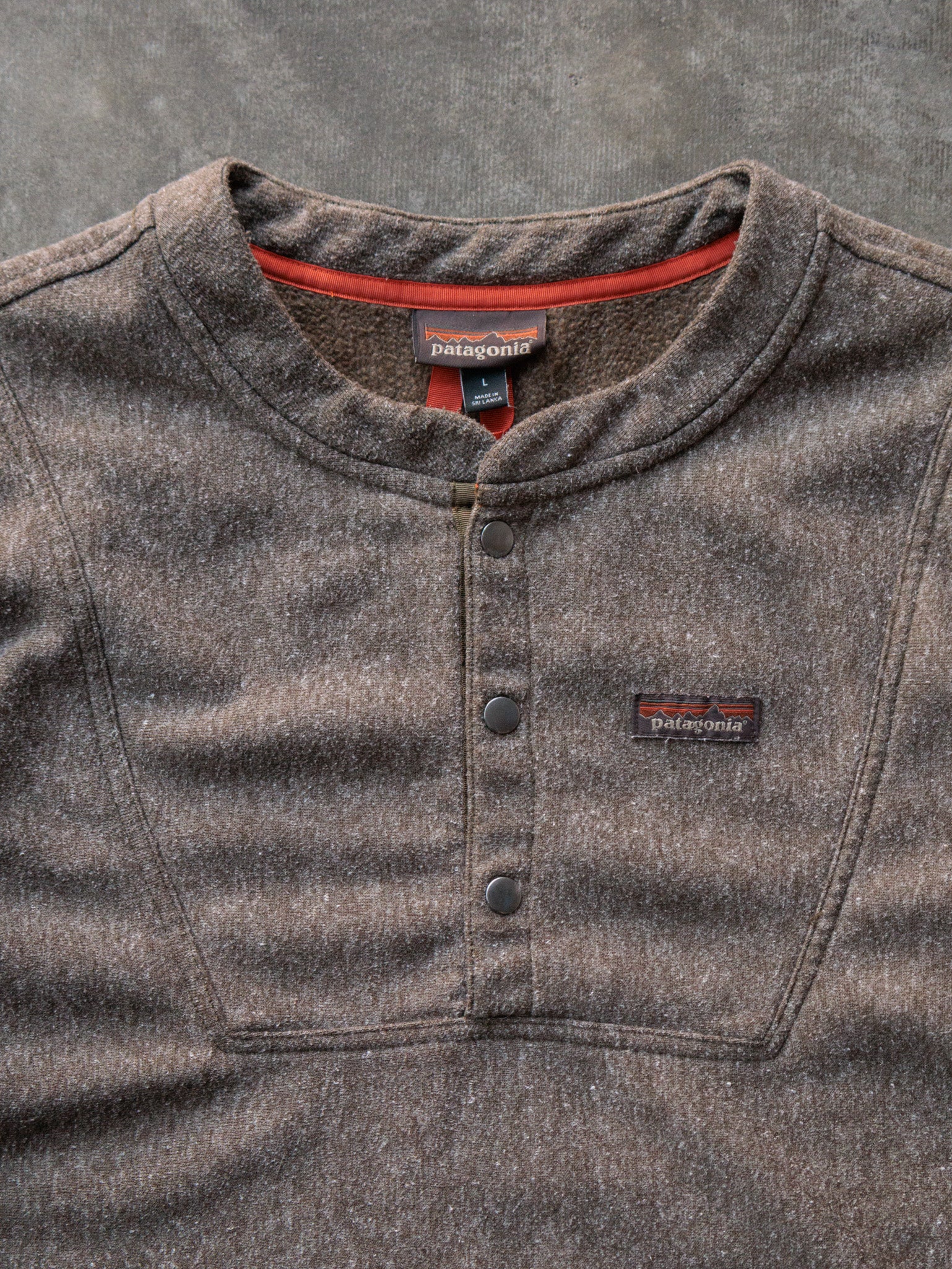 Vintage Brown Patagonia Fleece Sweatshirt (L)
