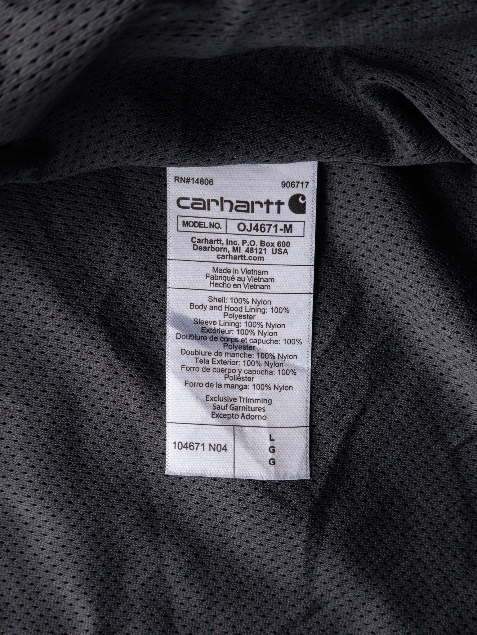 Vintage Black Carhartt Jacket (L)