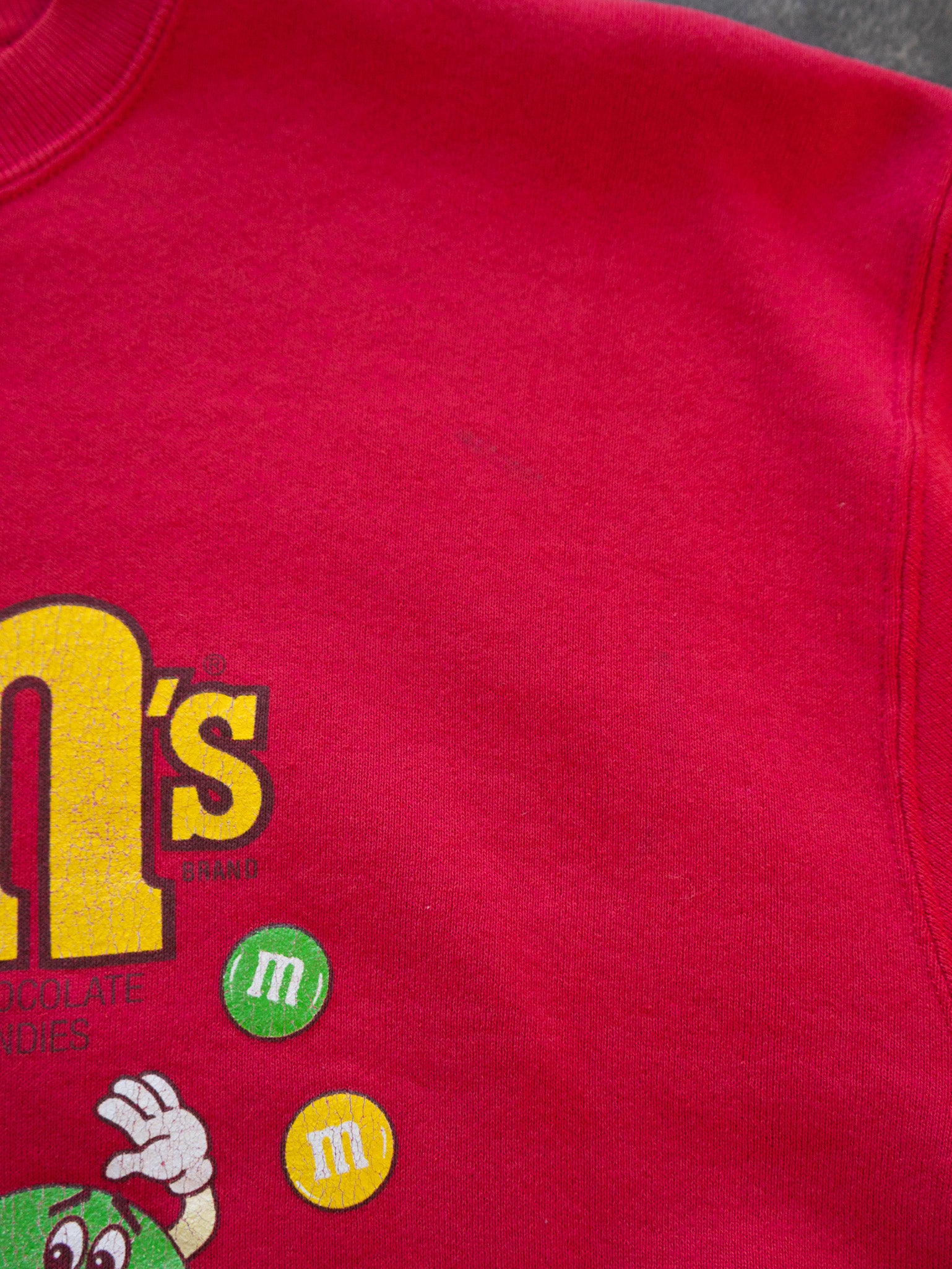 Vintage 1990 Red Russell M&M’s Sweatshirt (L)