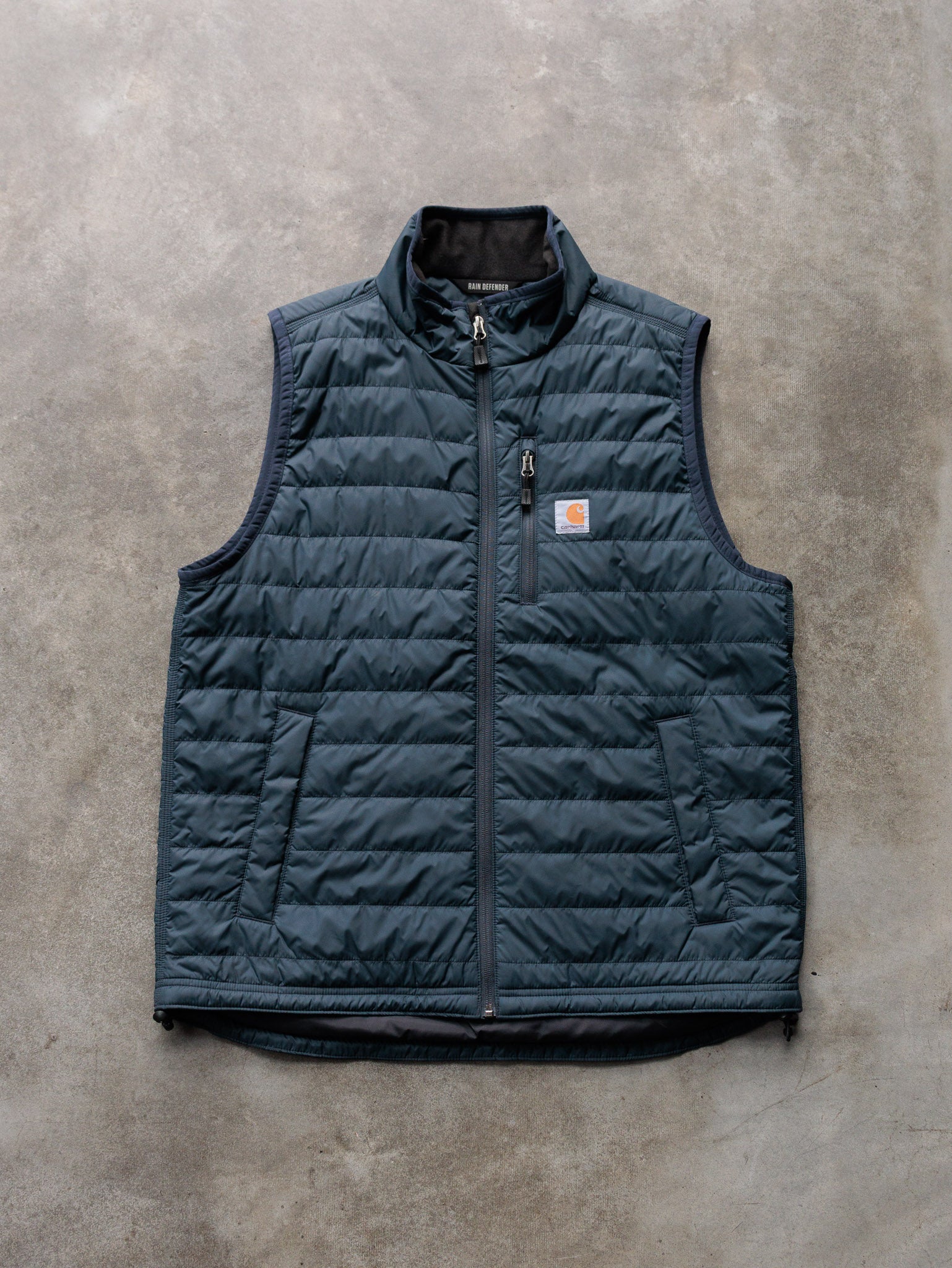 Vintage Carhartt Rain Defender Puffer Vest (L)