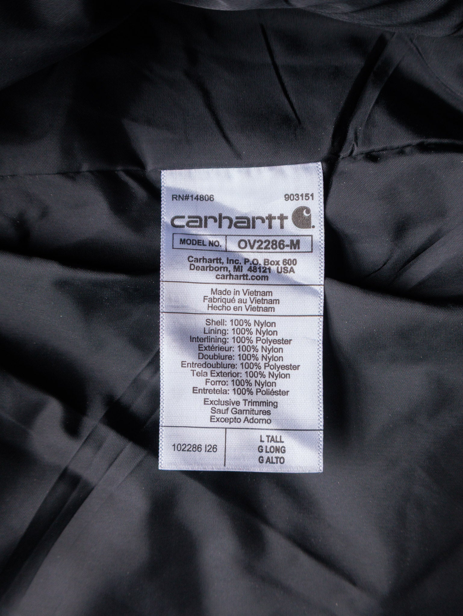 Vintage Carhartt Rain Defender Puffer Vest (L)
