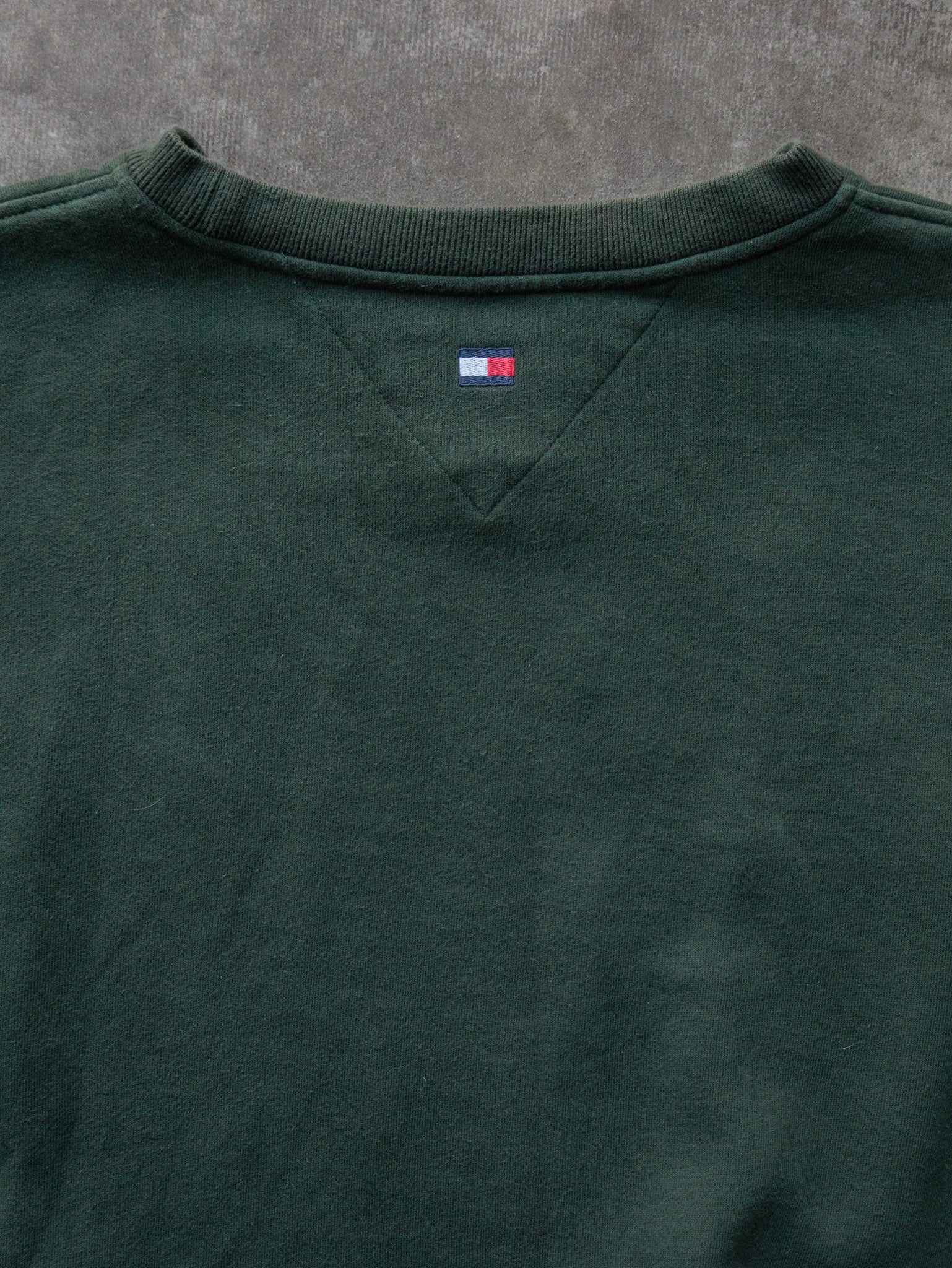 Vintage 90s Green Tommy Hilfiger Golf Sweatshirt (XL)