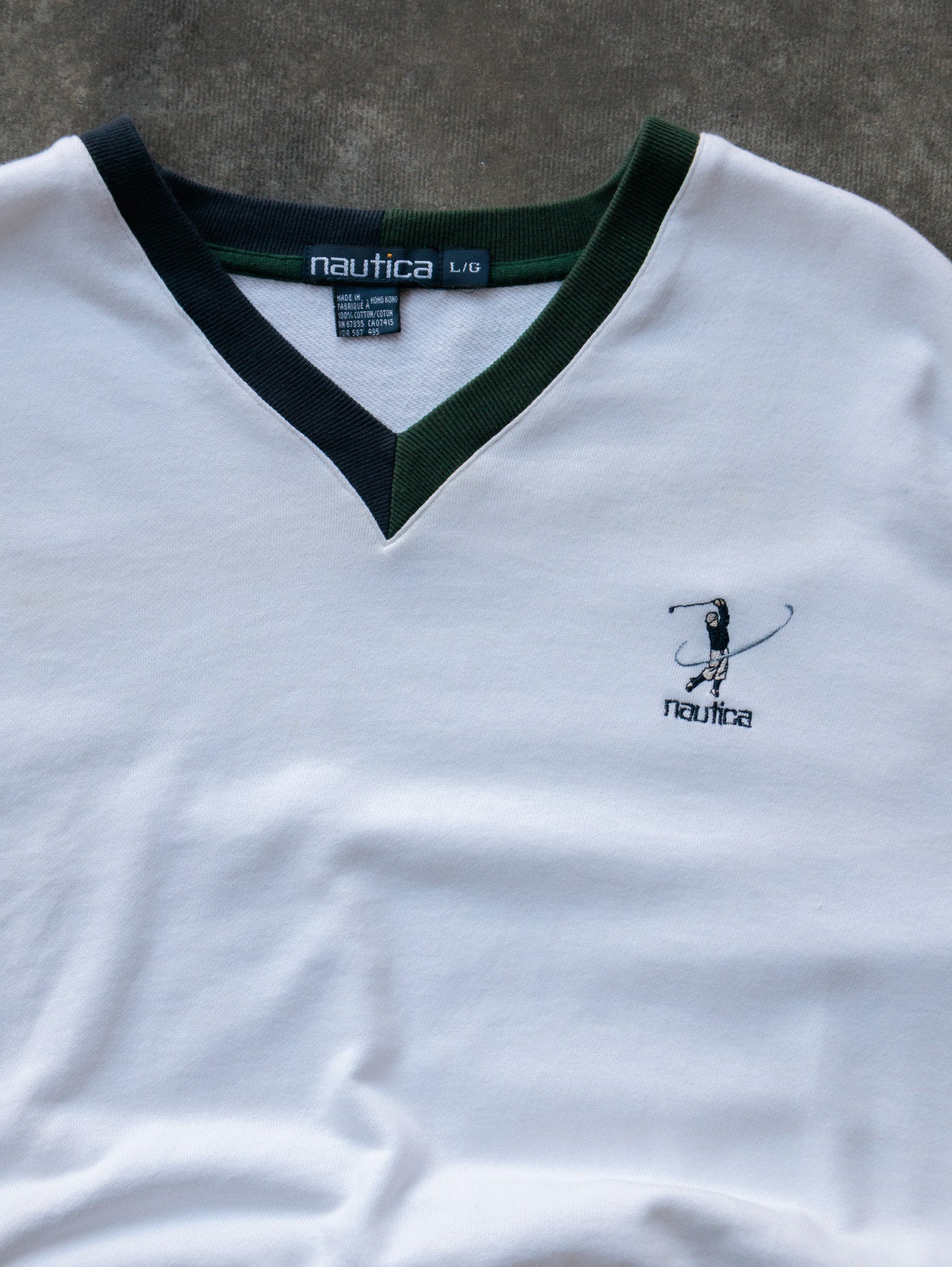 Vintage 90s White Nautica Vest (L)