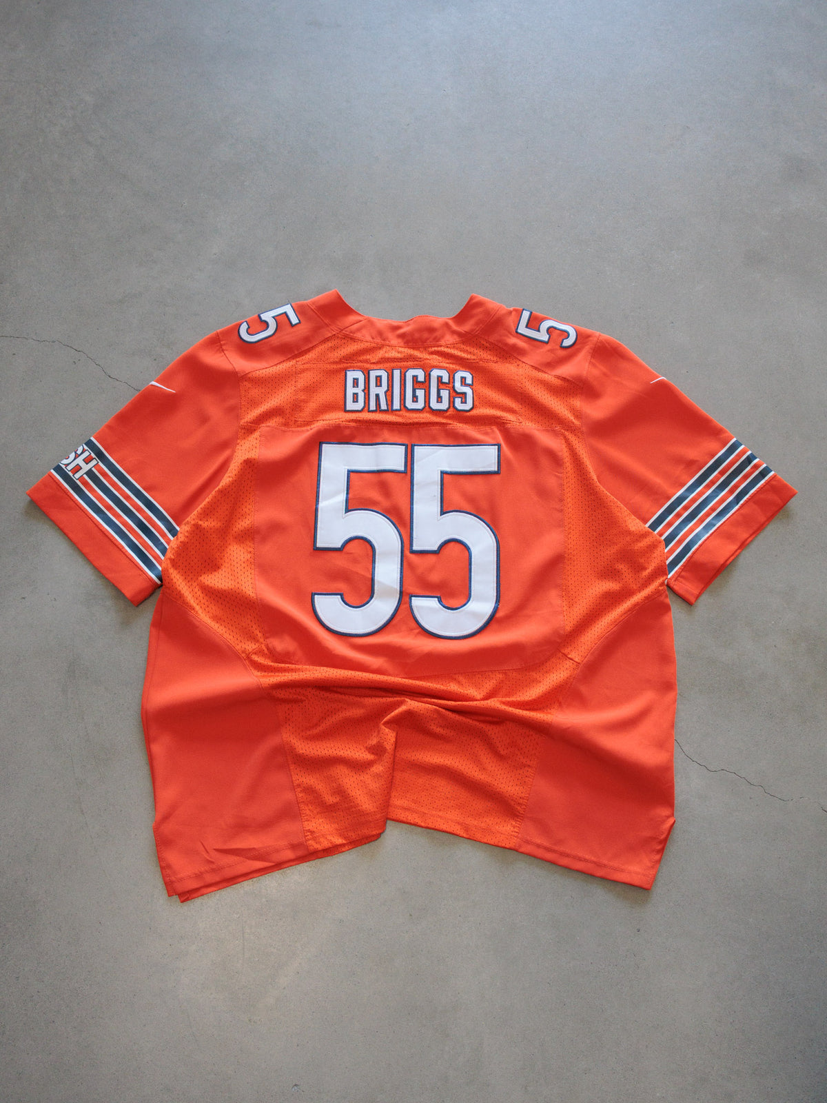Vintage Orange Nike Chicago Bears Briggs Jersey (XL)