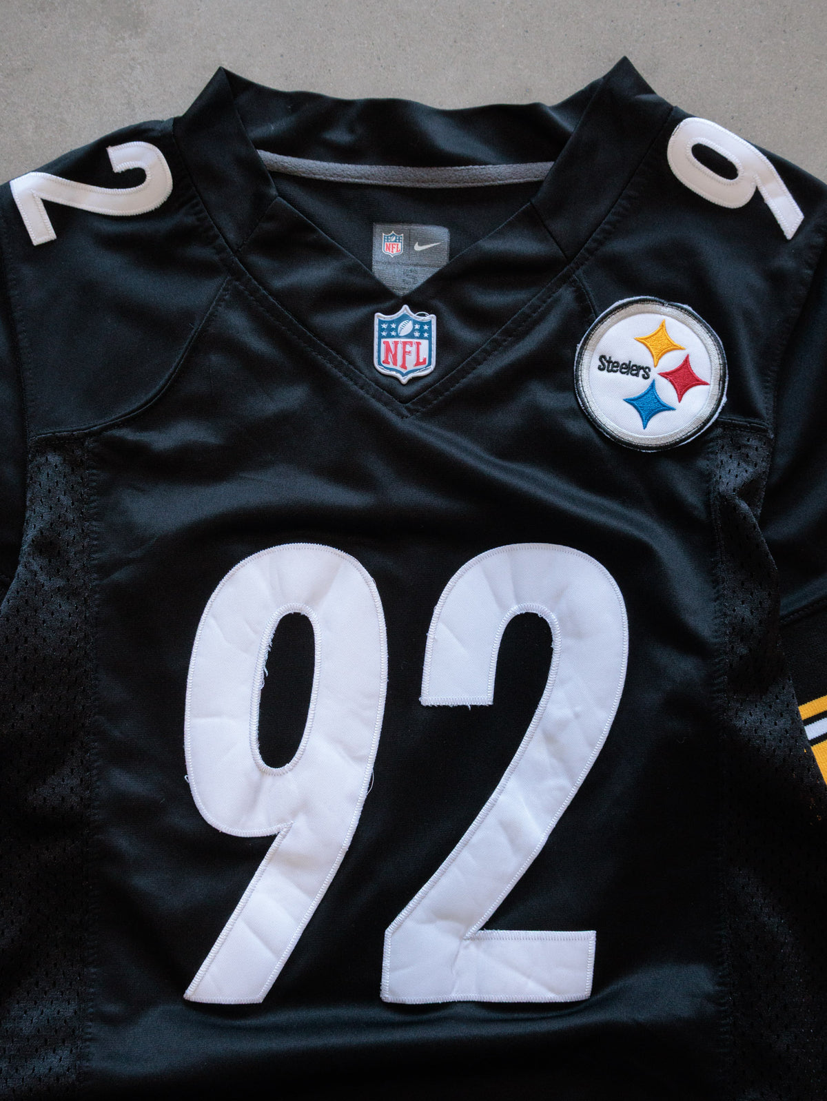 Vintage Black Nike Pittsburgh Steelers Harrison Jersey (S)