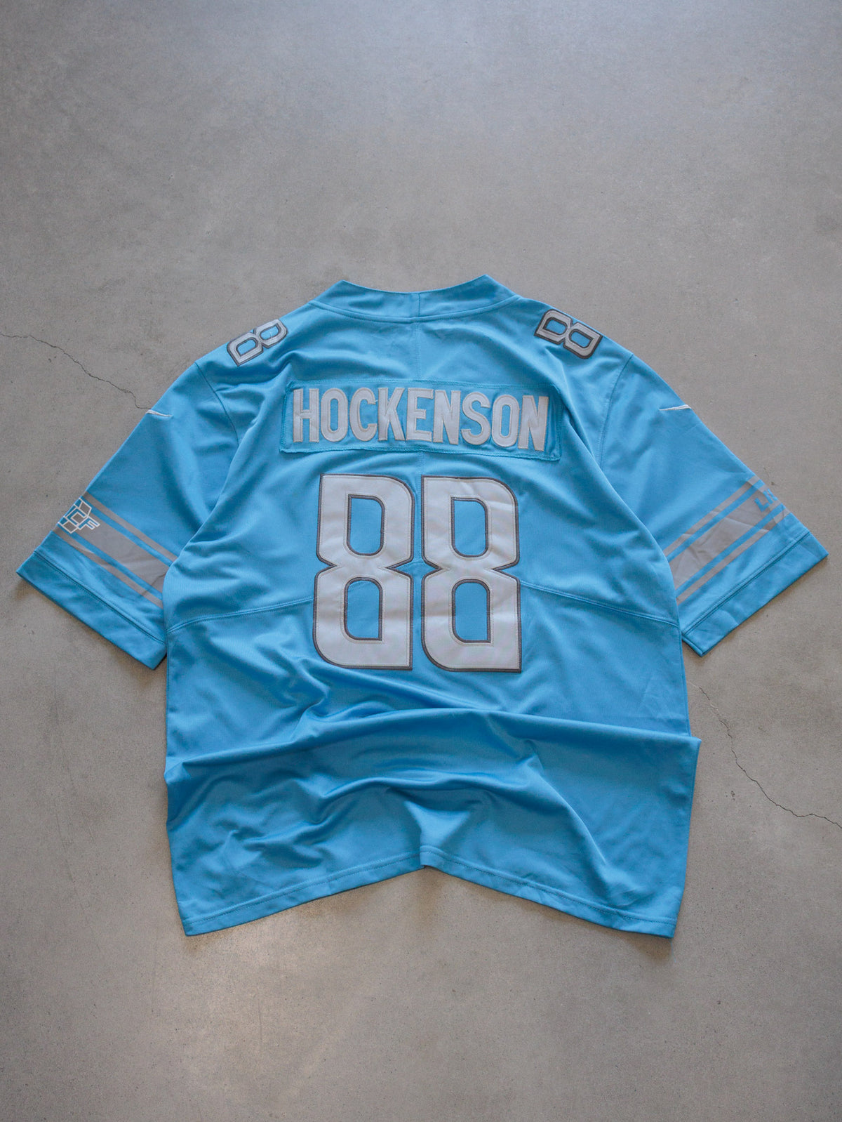 Blue Nike Detroit Lions Hockenson Jersey (L)