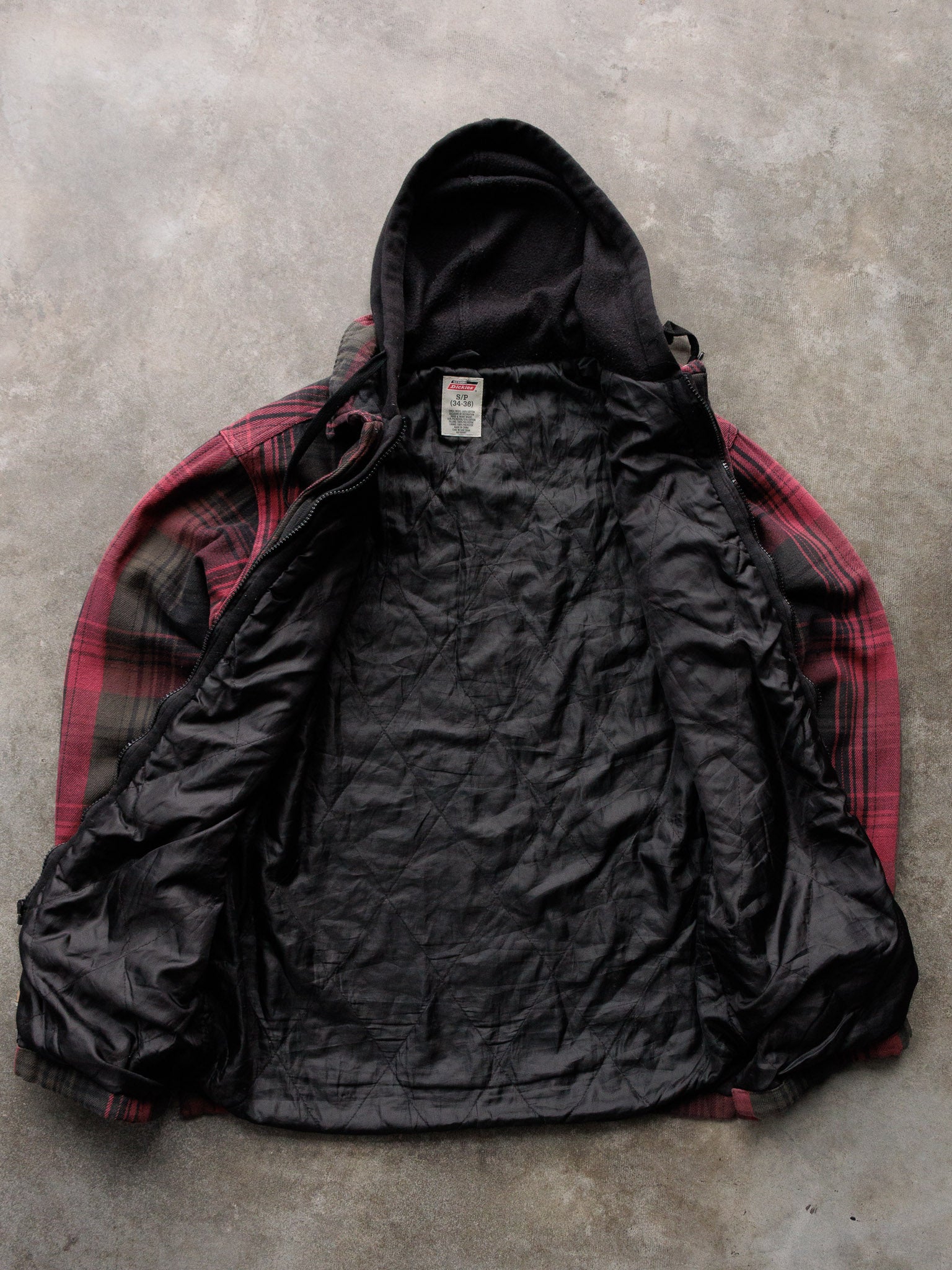 Vintage Red Dickies Flannel Jacket (S)