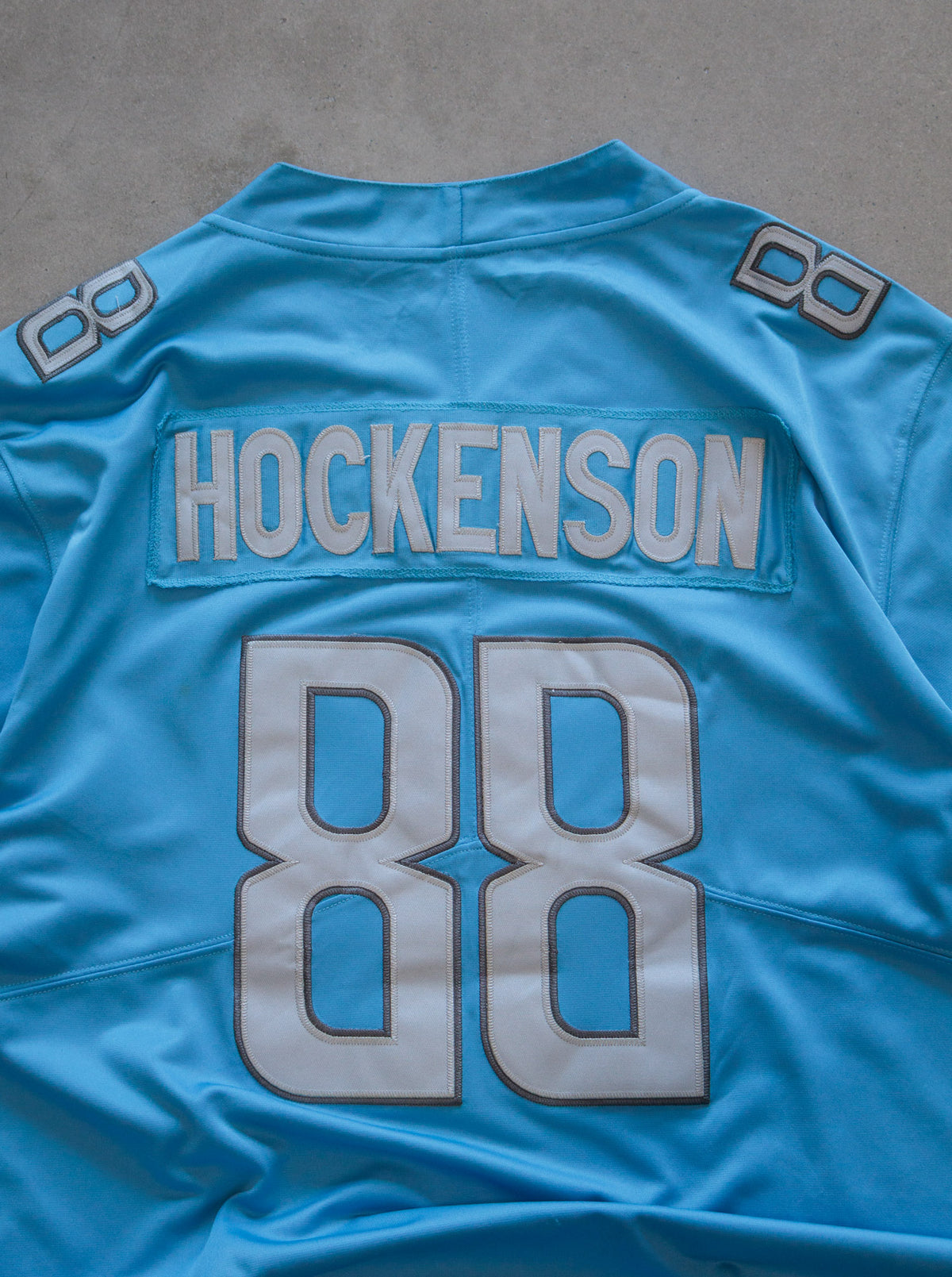 Blue Nike Detroit Lions Hockenson Jersey (L)