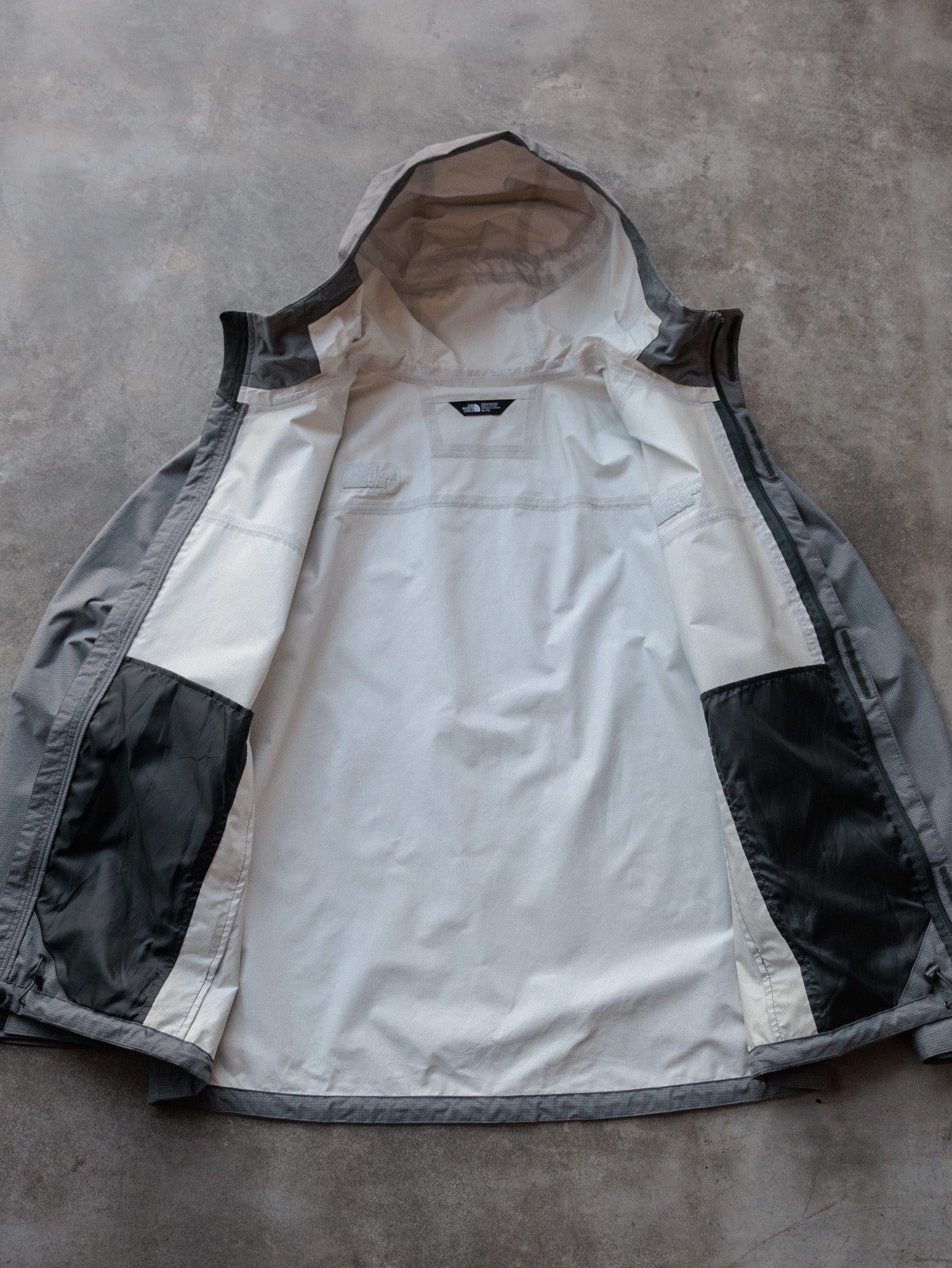 Vintage Grey The North Face Windbreaker (XL)