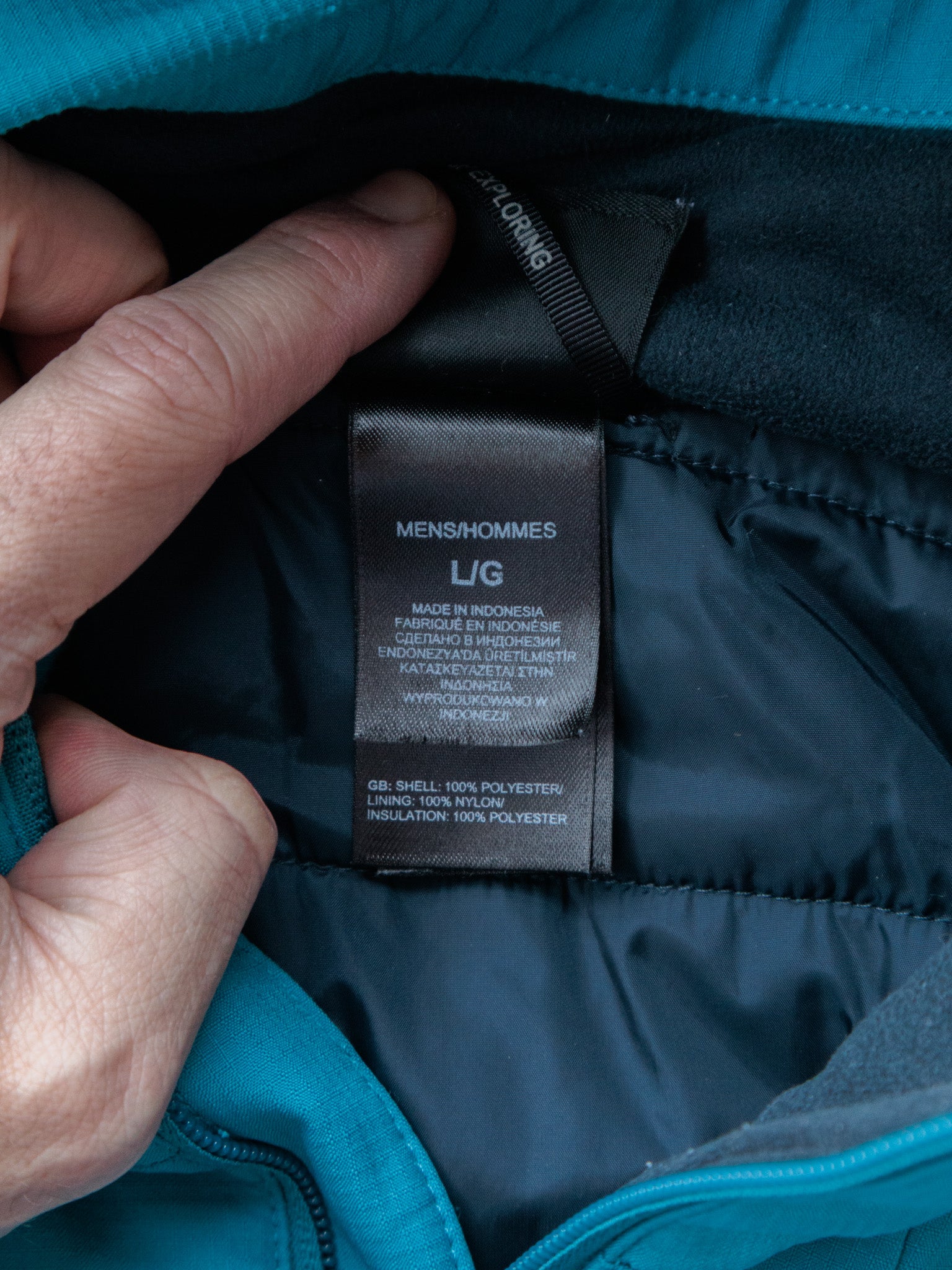 Vintage Blue The North Face Puffer (L)