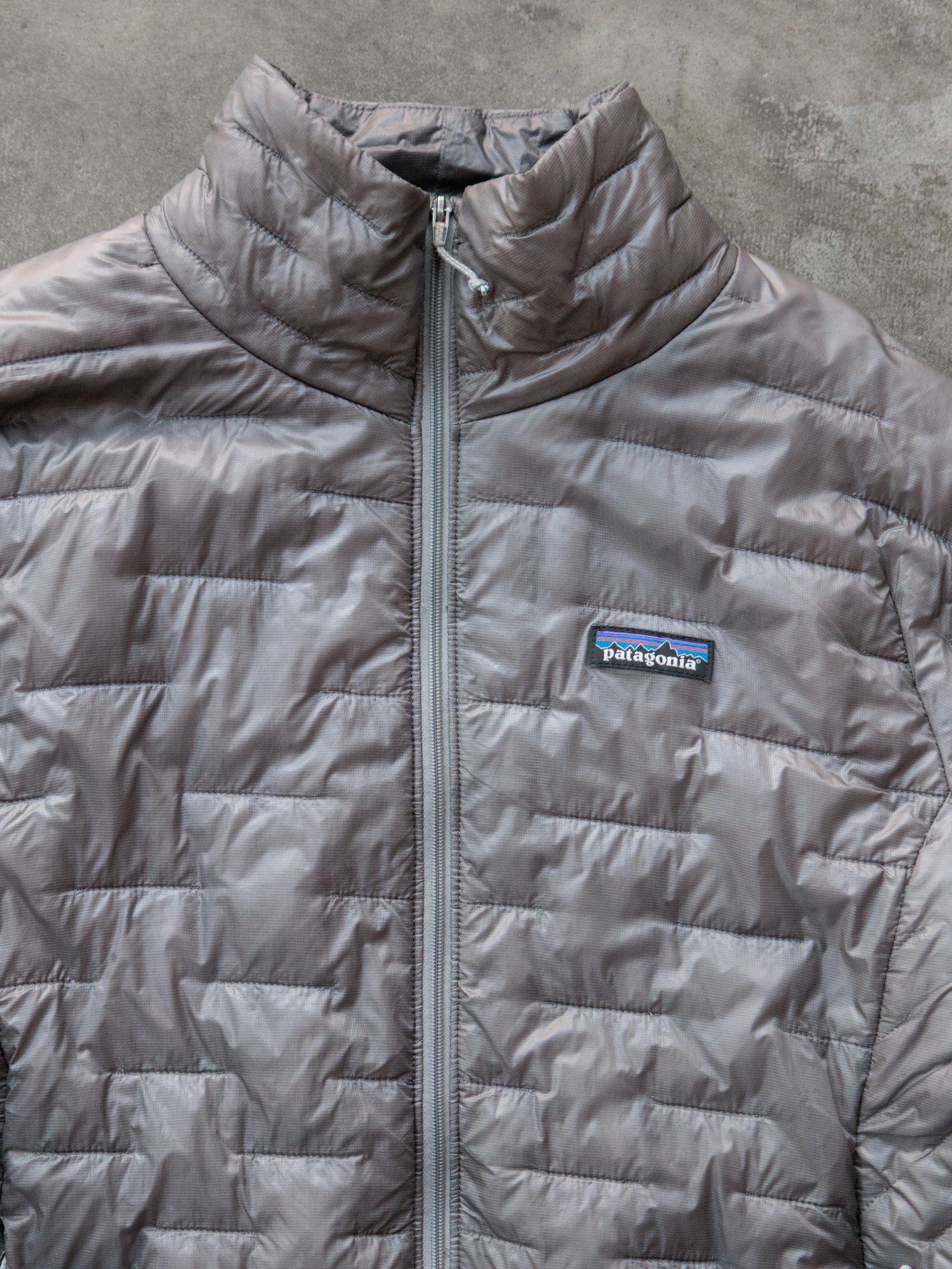 Vintage Grey Patagonia Puffer (Women's XL)