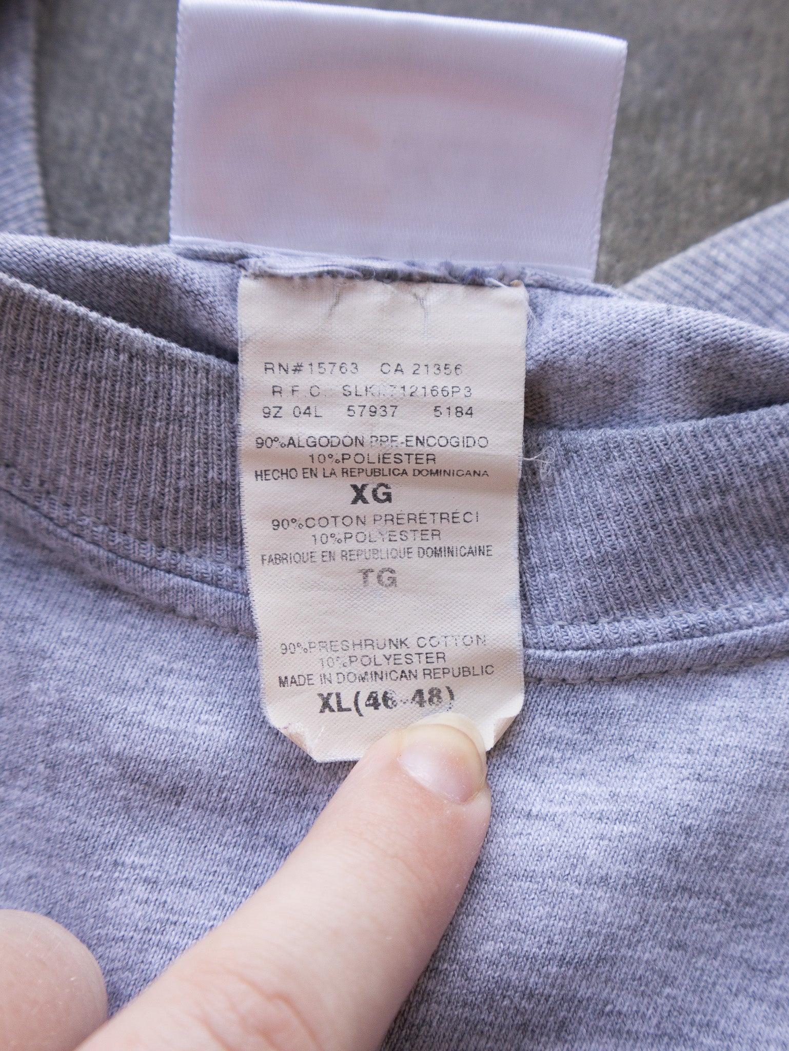 Vintage Grey Kevin Harvick NASCAR Tee (XL)