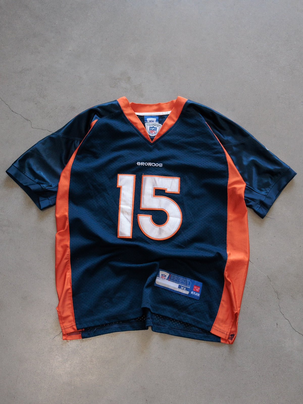 Vintage 00s Navy Reebok Denver Broncos Marshall Jersey (18-20Y)
