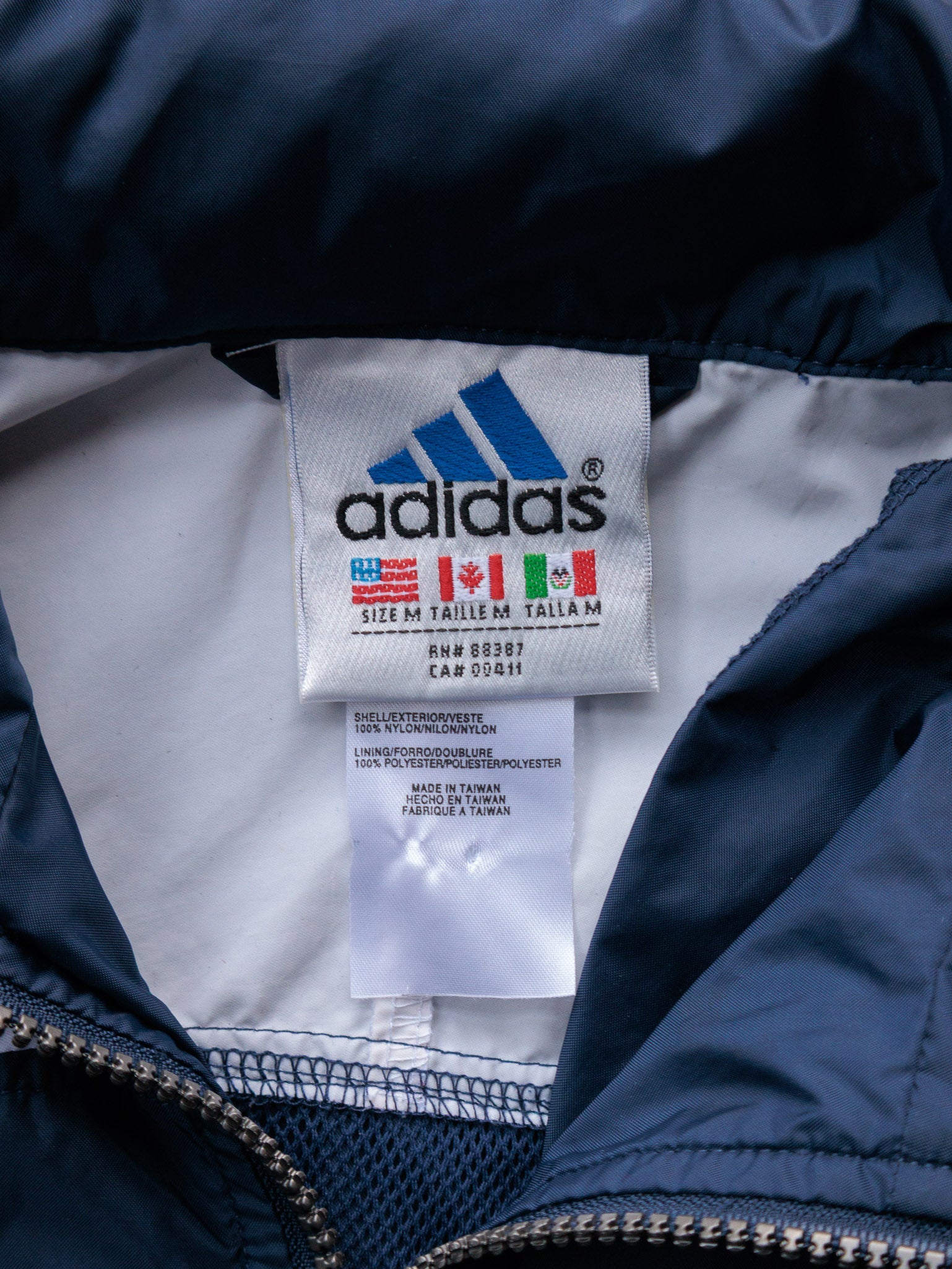 Vintage Navy Adidas Jacket (M)