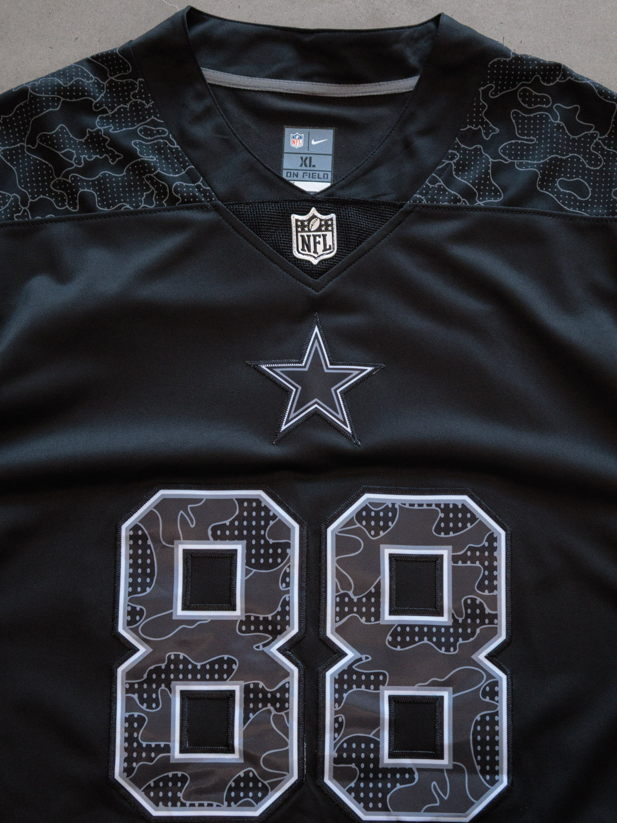 Black Camo Nike Dallas Cowboys Lamb Jersey (XL)