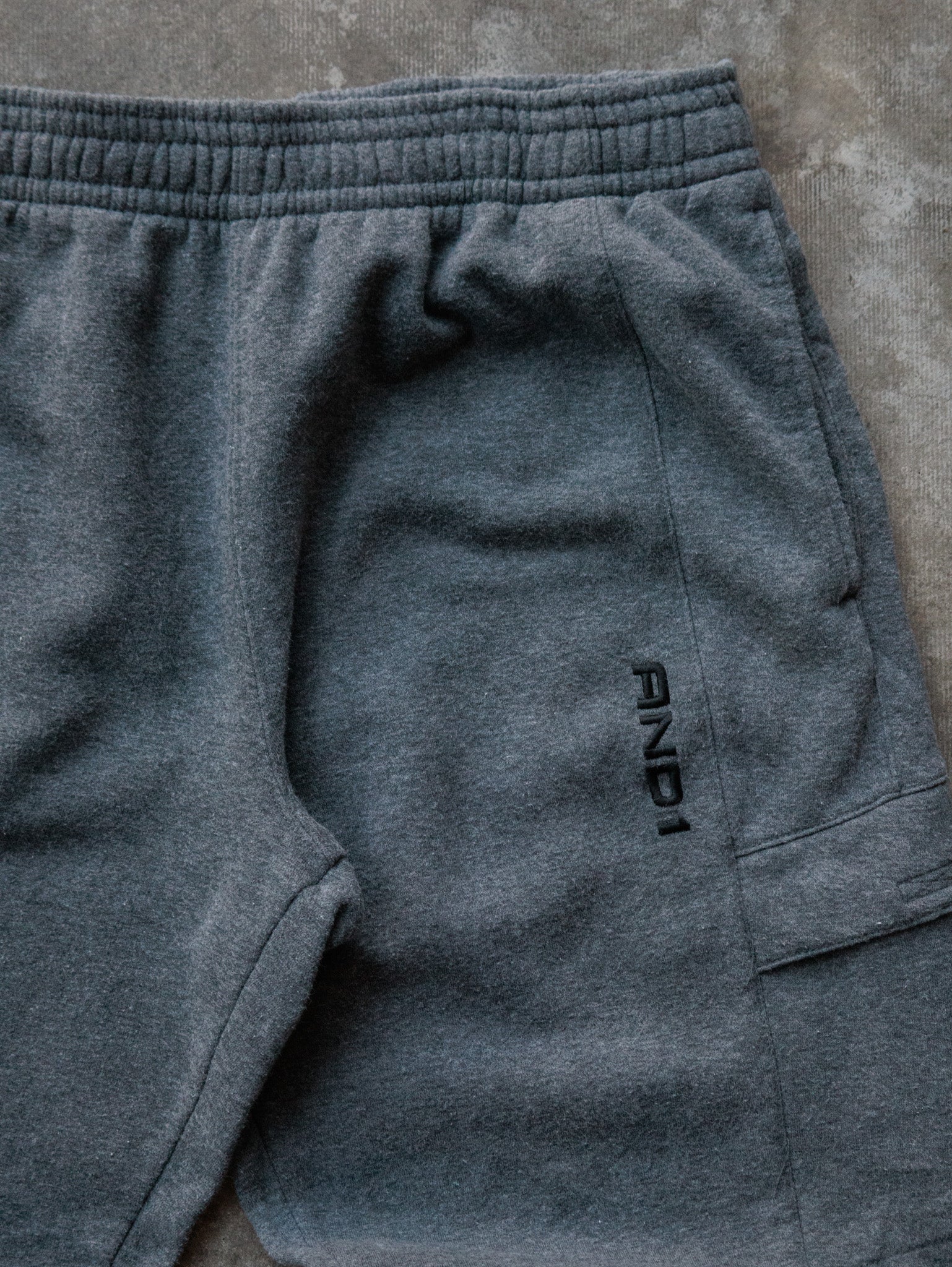 Grey AND1 Cargo Sweatpants (XL)