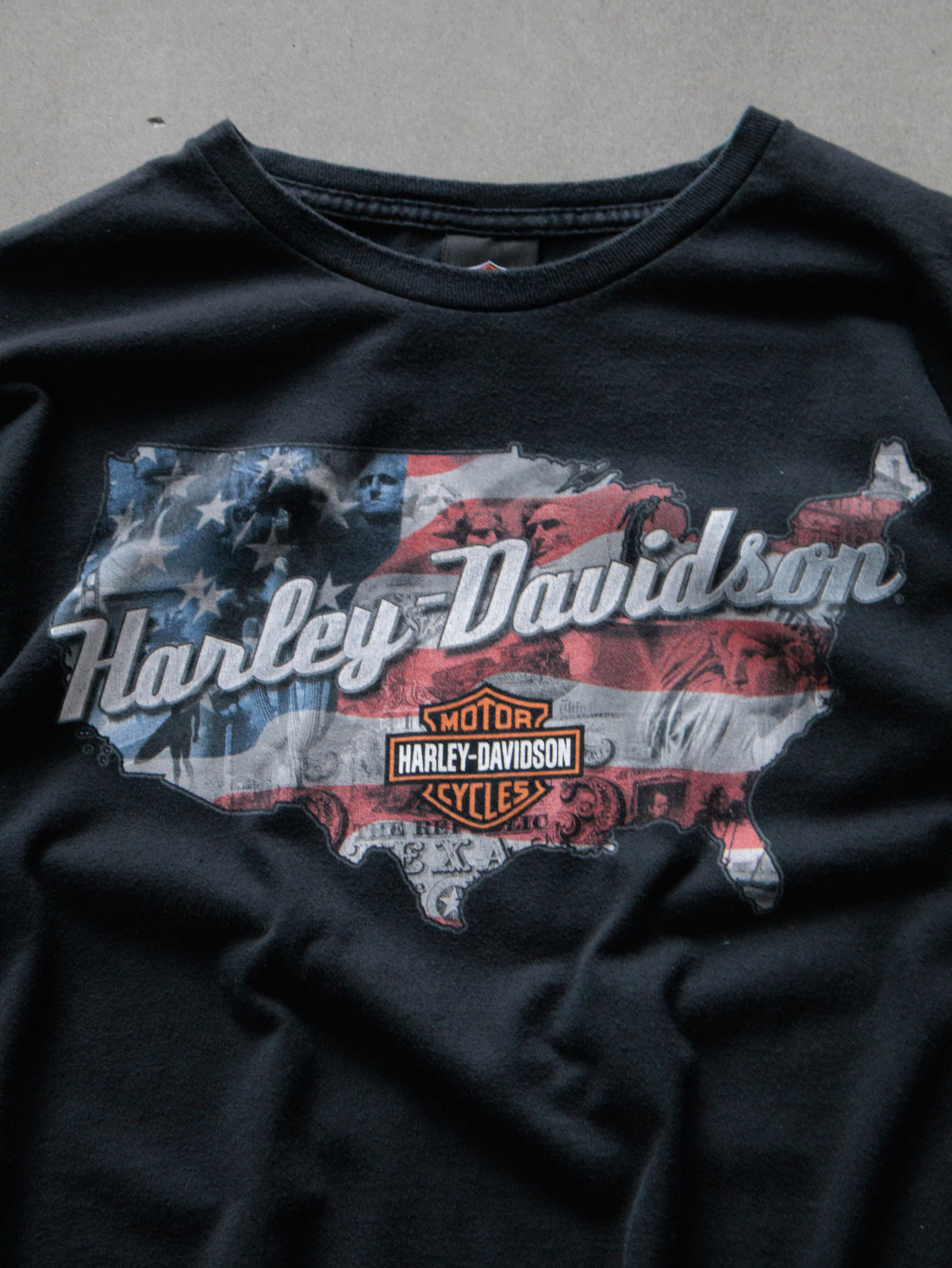 Vintage 00s Black Harley-Davidson Madison Wisconsin Tee (L)