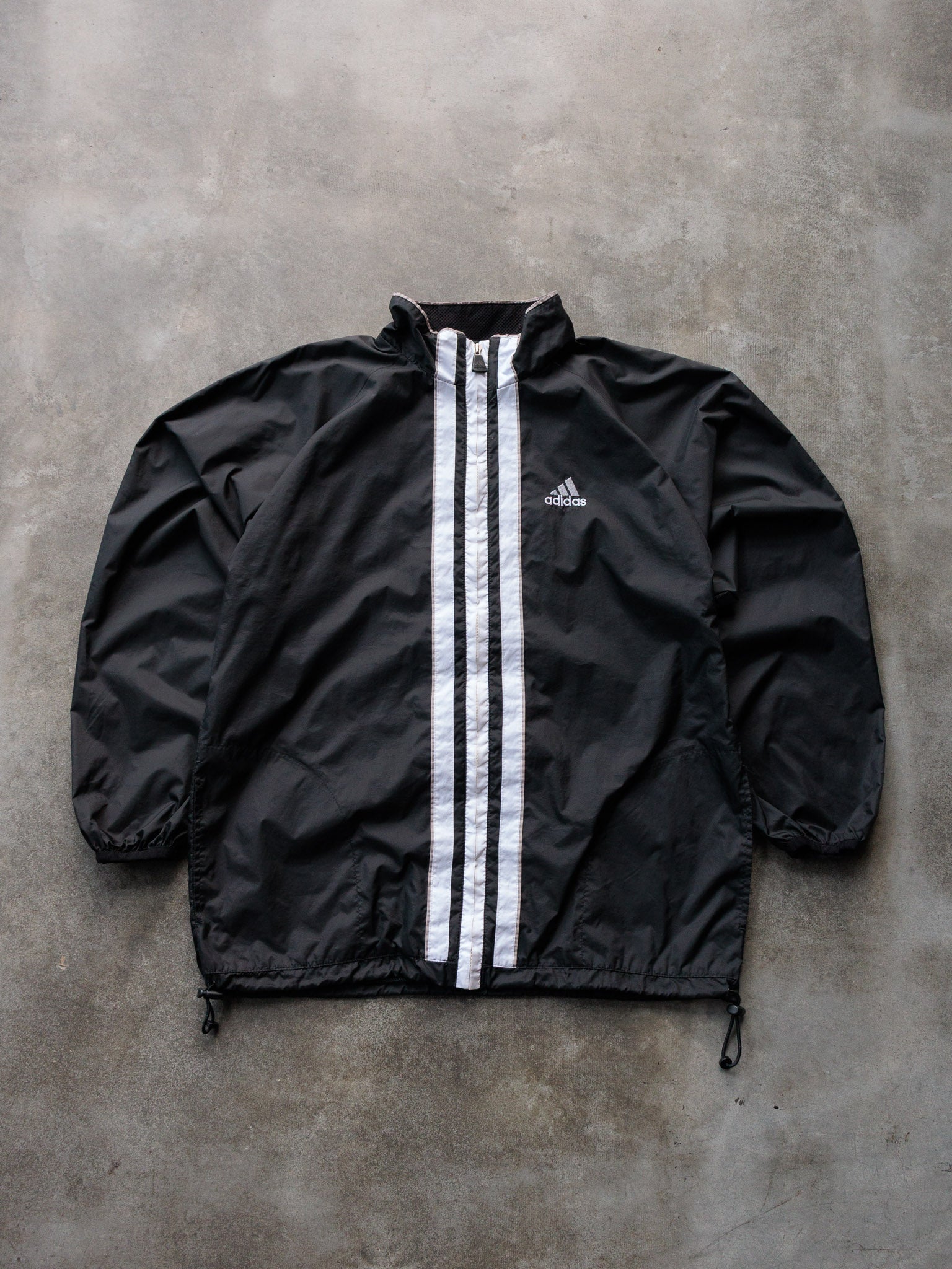 Vintage Black Adidas Track Jacket (M)